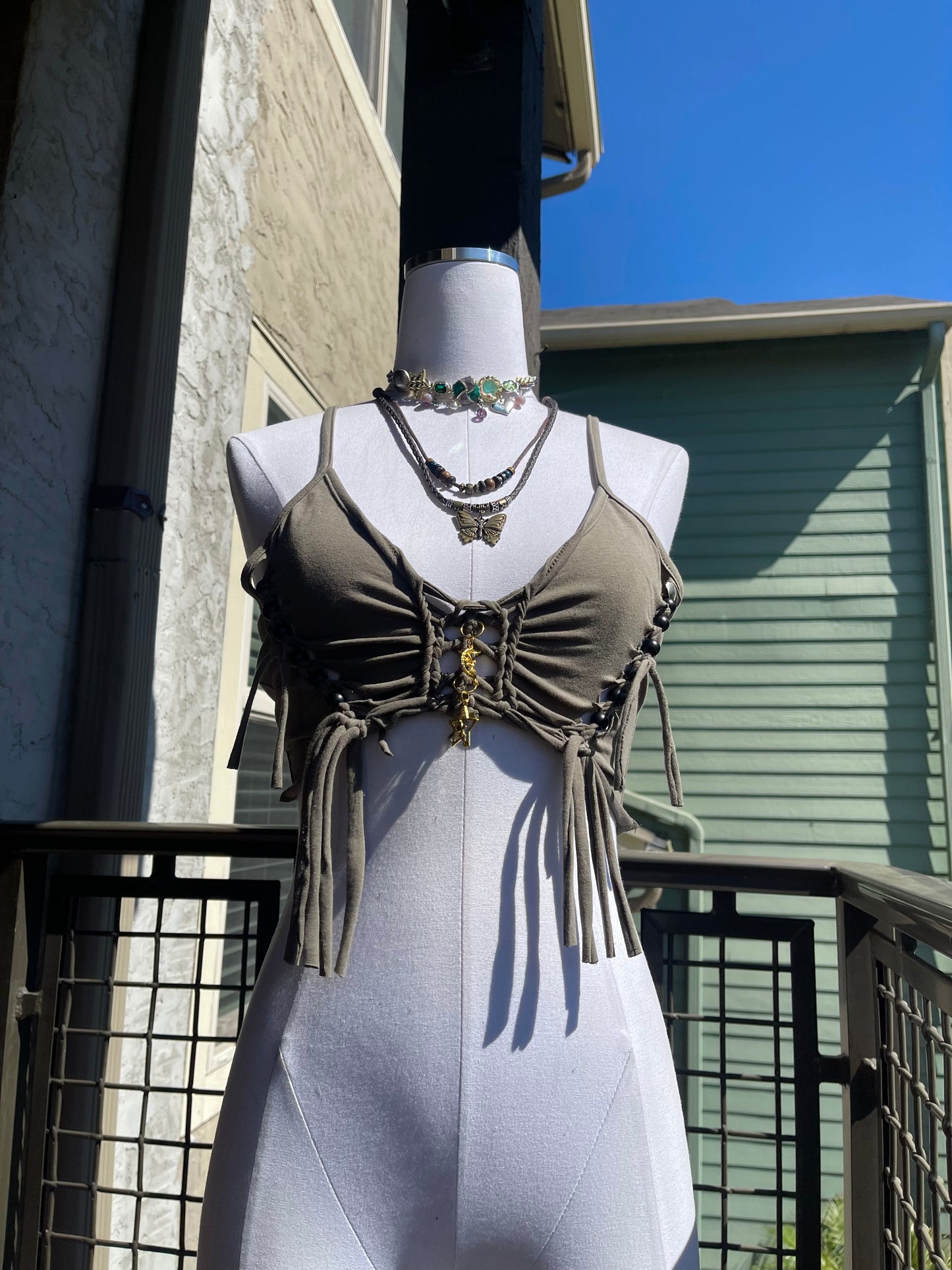 Ocean Moss String Top (ᴍᴀᴅᴇ ᴛᴏ ᴏʀᴅᴇʀ)