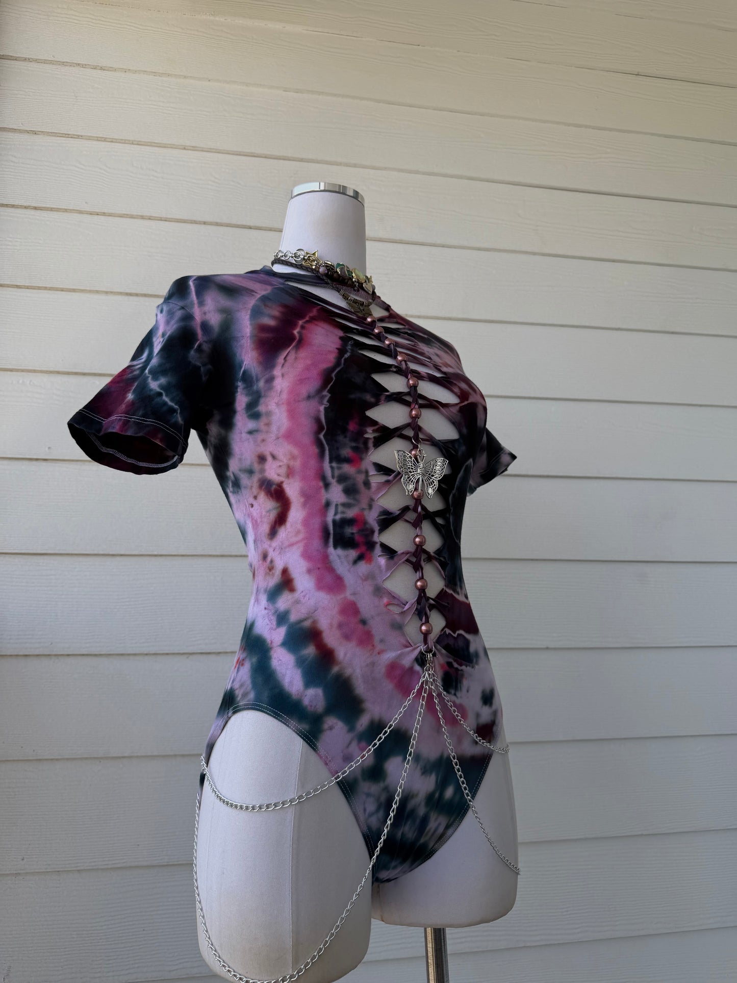 SIZE L Butterfly Bodysuit (SHIPS TODAY)