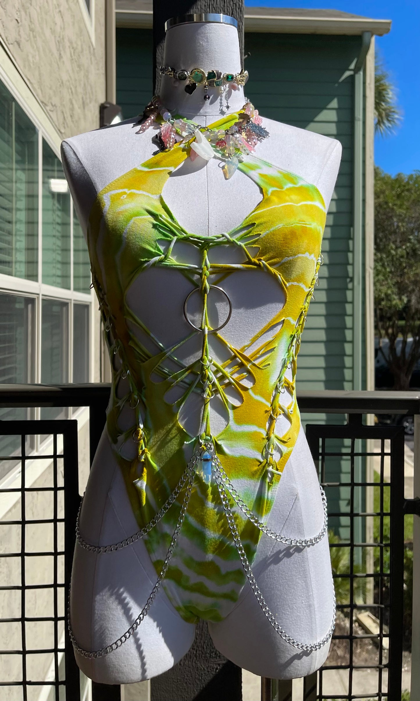 Neon Siren Bodysuit ( Ships Same Day)