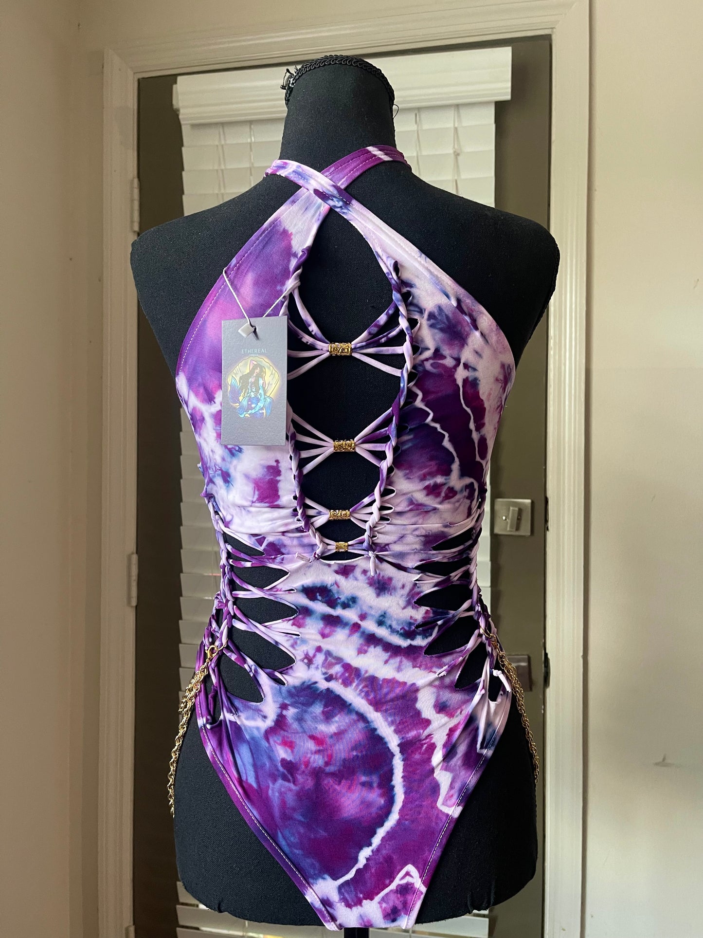 Rikki Geode Tie Dye Bodysuit (ᴍᴀᴅᴇ ᴛᴏ ᴏʀᴅᴇʀ)