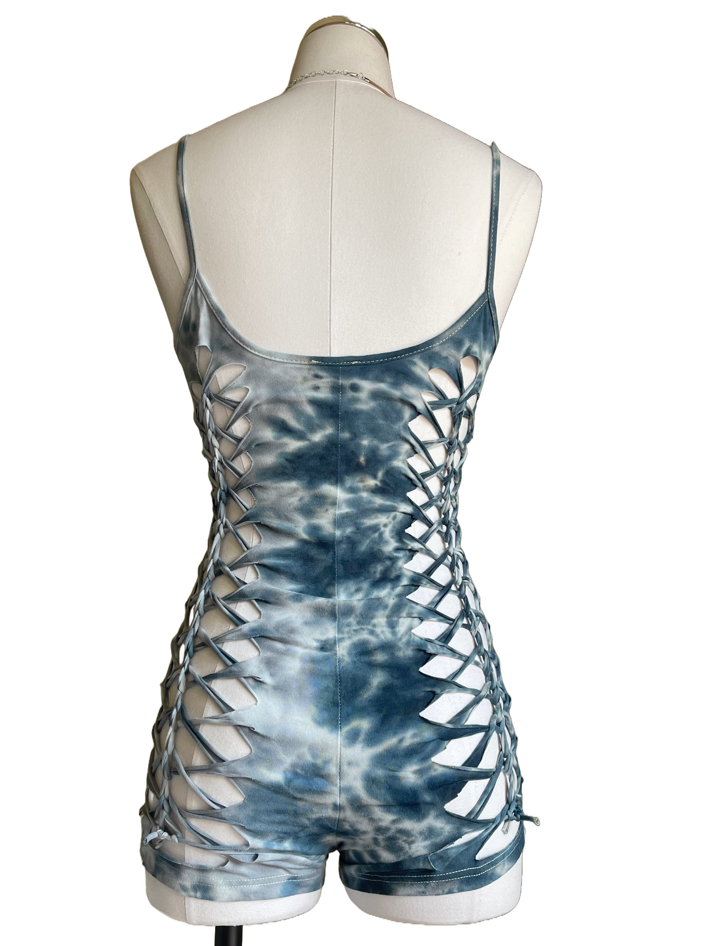 Poseidons Daughter Tie Dye Romper (ᴍᴀᴅᴇ ᴛᴏ ᴏʀᴅᴇʀ)