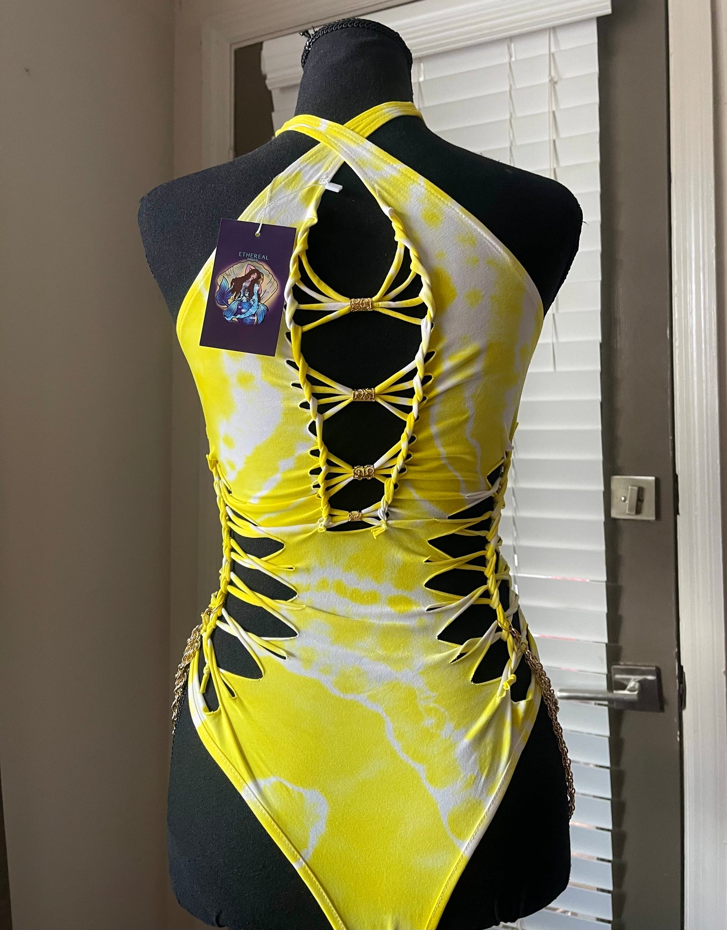 Marina Geode Tie Dye Bodysuit (ᴍᴀᴅᴇ ᴛᴏ ᴏʀᴅᴇʀ)