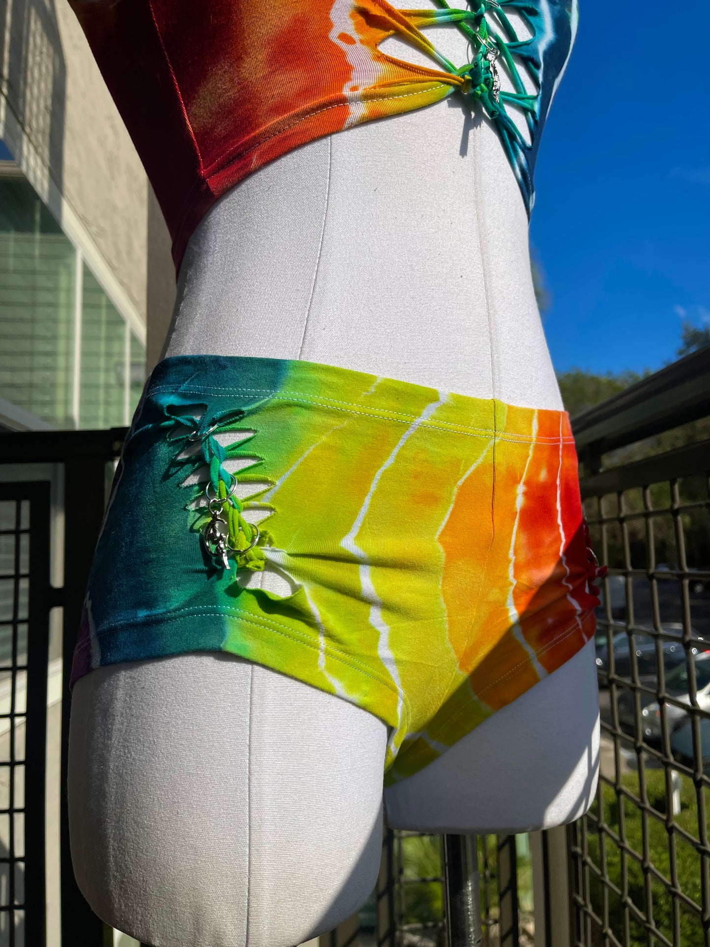 SIZE L Rainbow Boy shorts ( Ships Same Day)