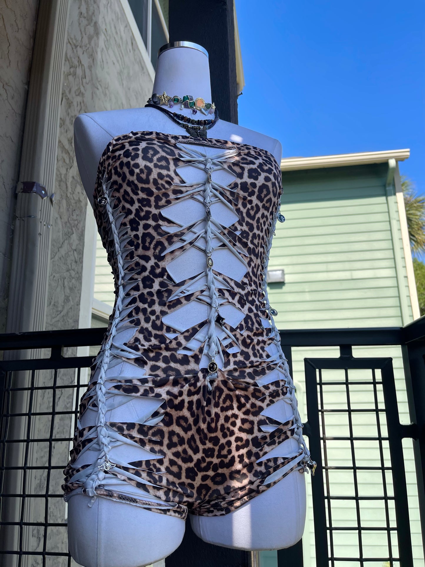 Wild Cheetah Tube Romper