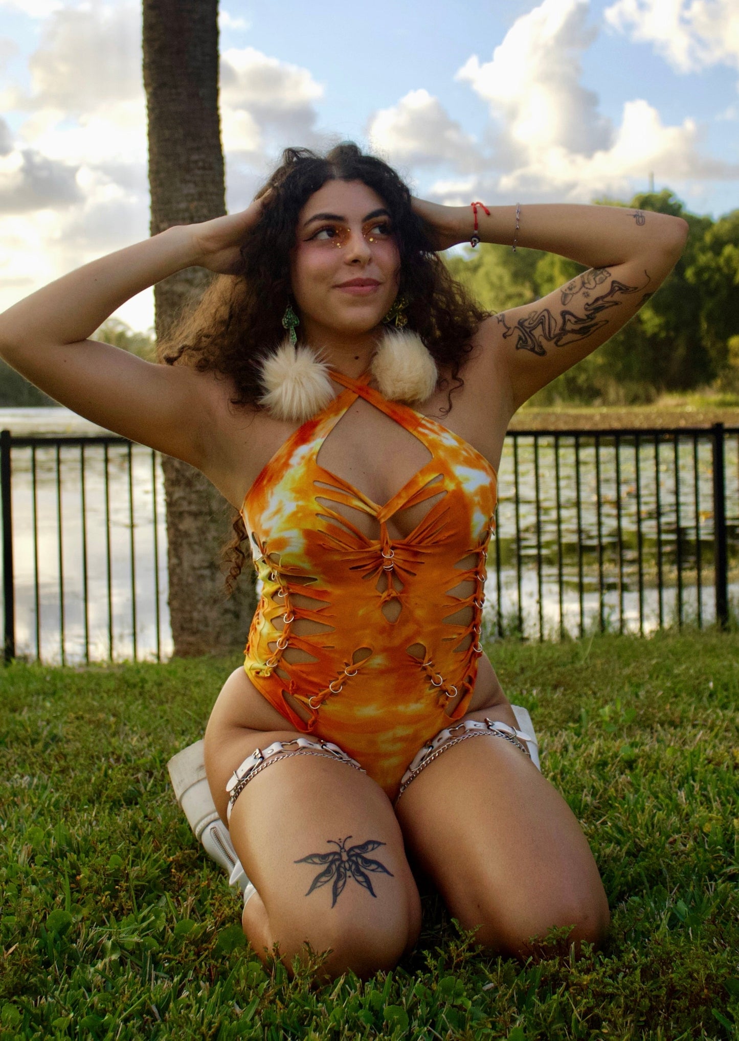 Corals Kiss Tie Dye Bodysuit