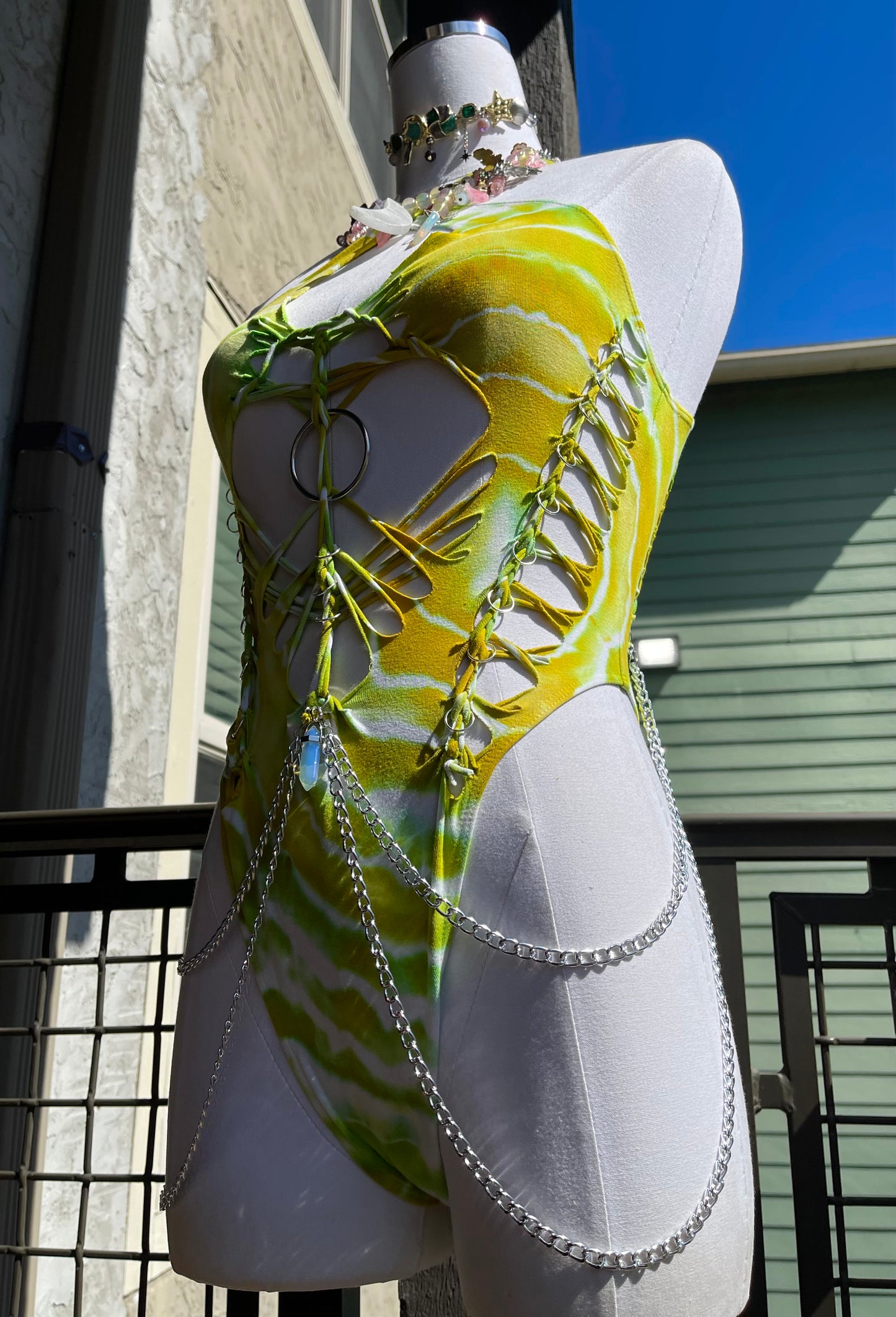 Neon Siren Bodysuit ( Ships Same Day)