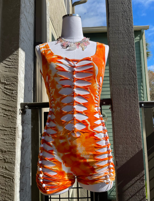 READY TO SHIP SIZE SMALL Starfish Tie Dye Romper