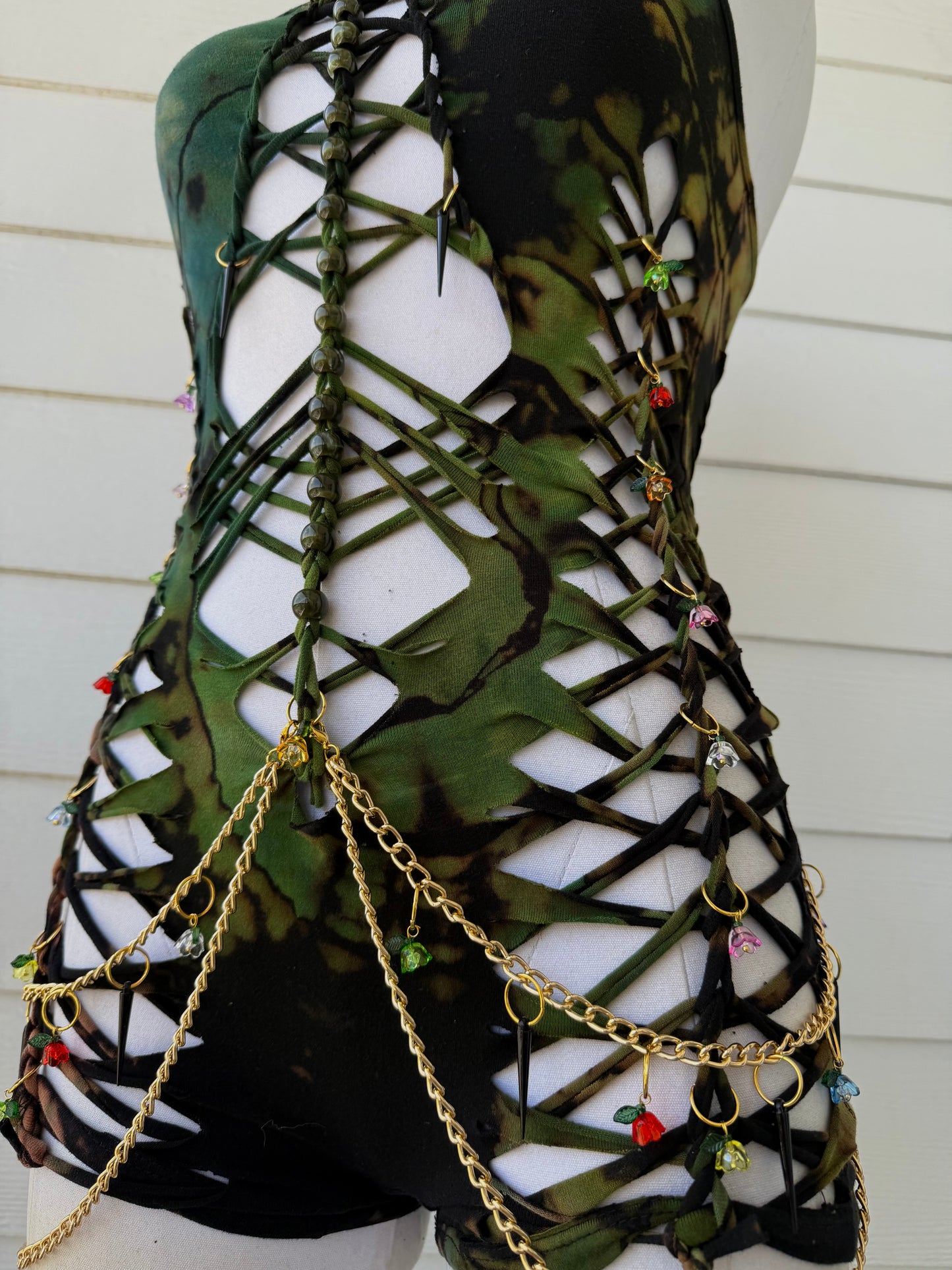 SIZE M Forbidden Garden Romper (SHIPS TODAY)