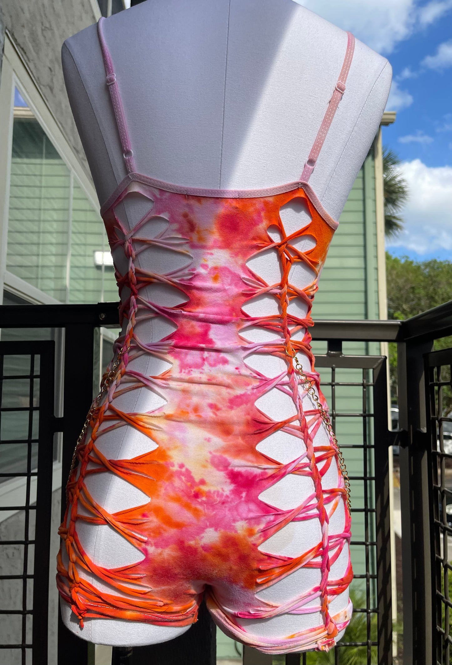 Sirens Treasure Tie Dye Romper (ᴍᴀᴅᴇ ᴛᴏ ᴏʀᴅᴇʀ)