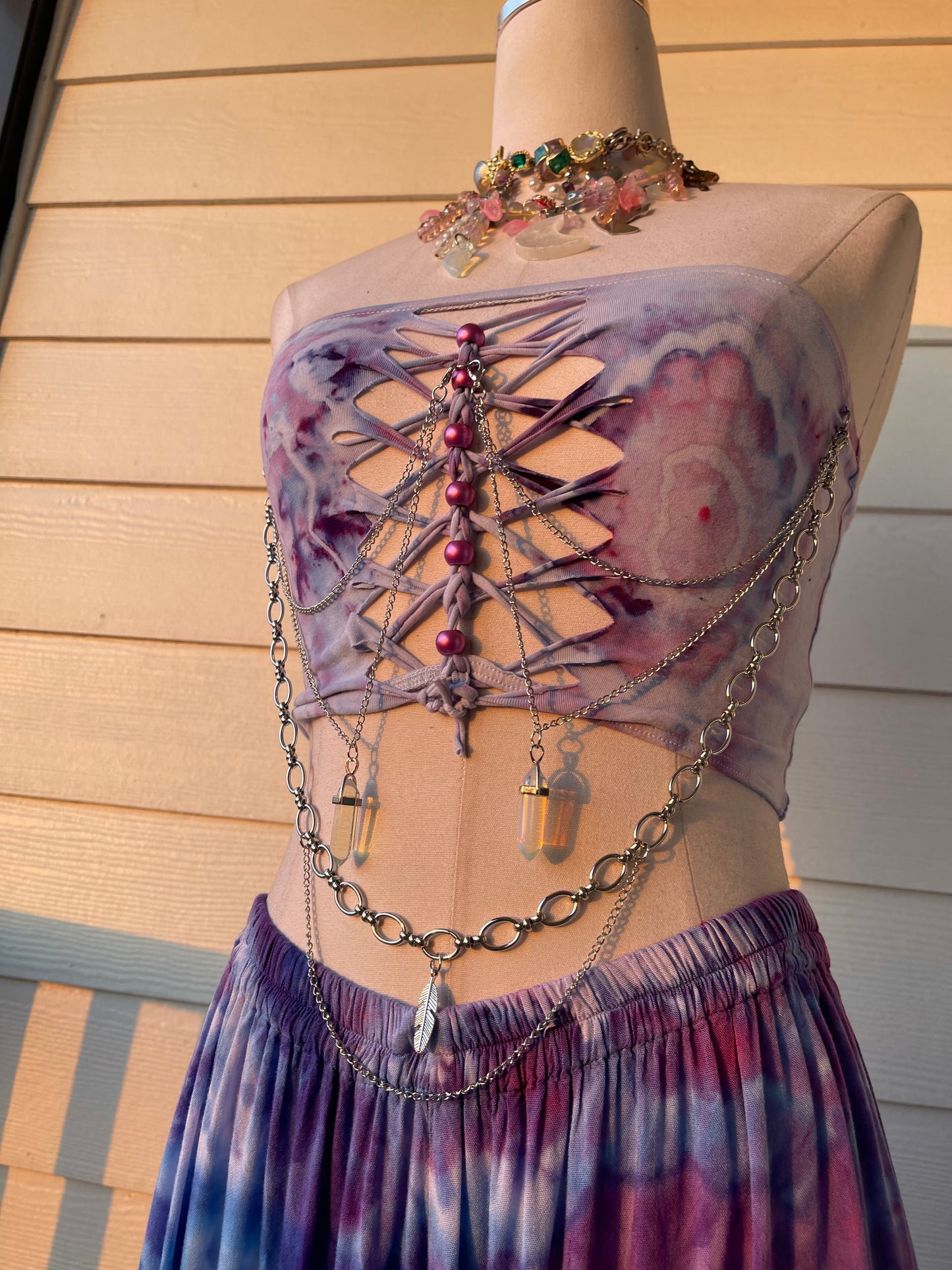 Moonstone Jewelry Tube Top (ᴍᴀᴅᴇ ᴛᴏ ᴏʀᴅᴇʀ)
