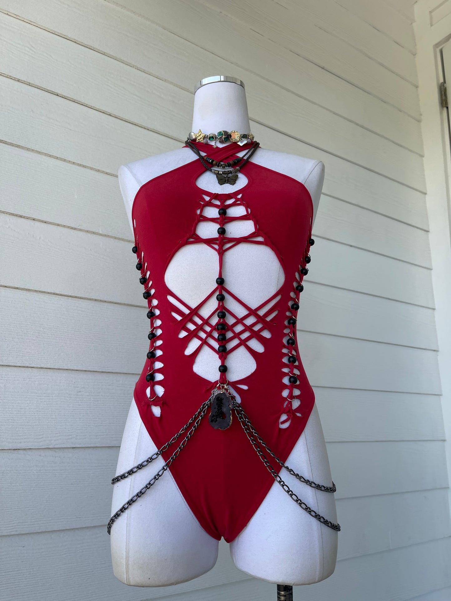 Size S Inferno Bodysuit (𝐒𝐡𝐢𝐩𝐬 𝐬𝐚𝐦𝐞 𝐨𝐫 𝐧𝐞𝐱𝐭 𝐛𝐮𝐬𝐢𝐧𝐞𝐬𝐬 𝐝𝐚𝐲)