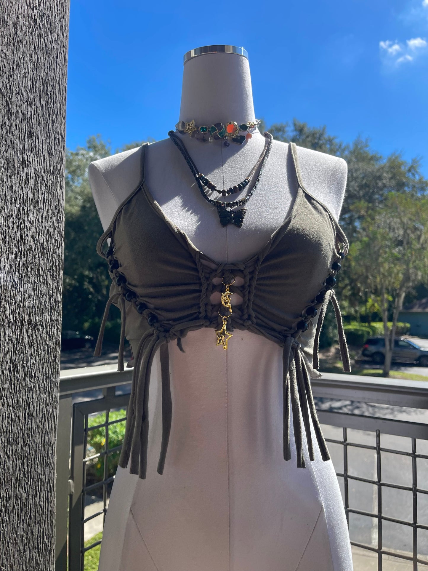 Ocean Moss String Top (ᴍᴀᴅᴇ ᴛᴏ ᴏʀᴅᴇʀ)