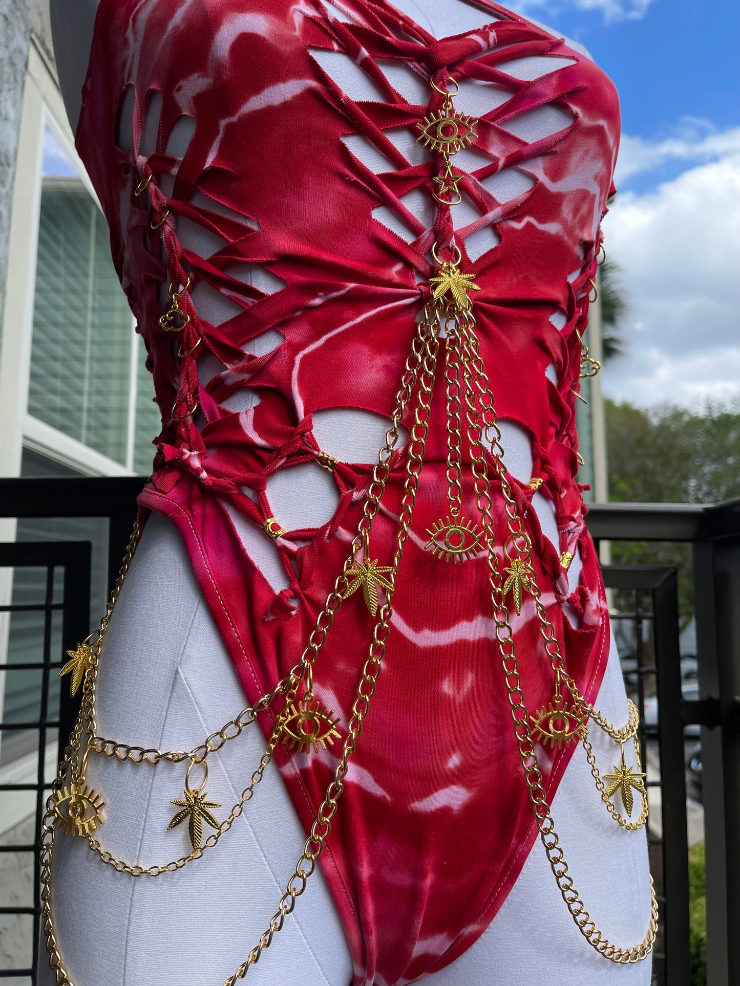 Sativa Fire Bodysuit (ᴍᴀᴅᴇ ᴛᴏ ᴏʀᴅᴇʀ)