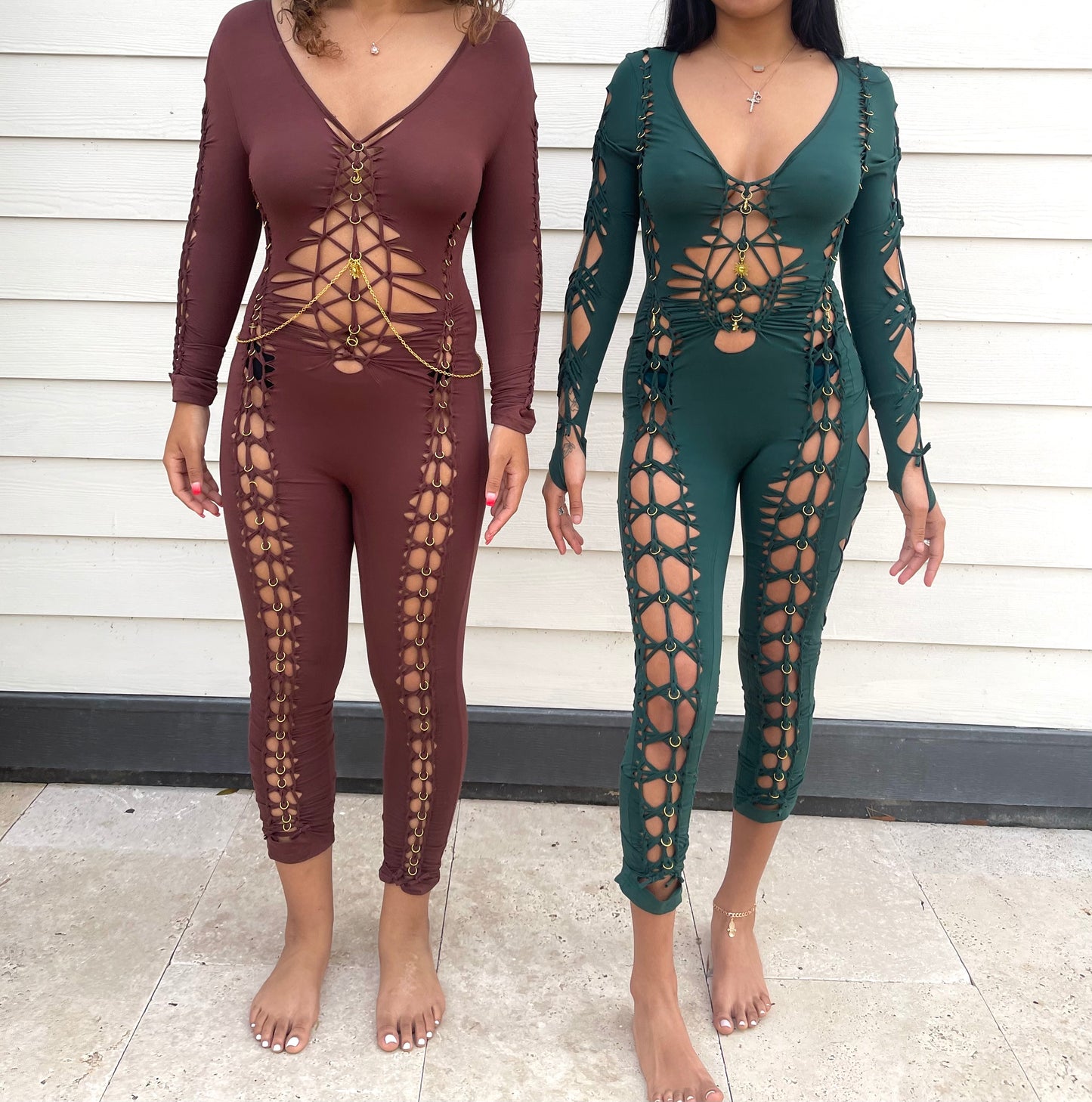 Scallop Catsuit