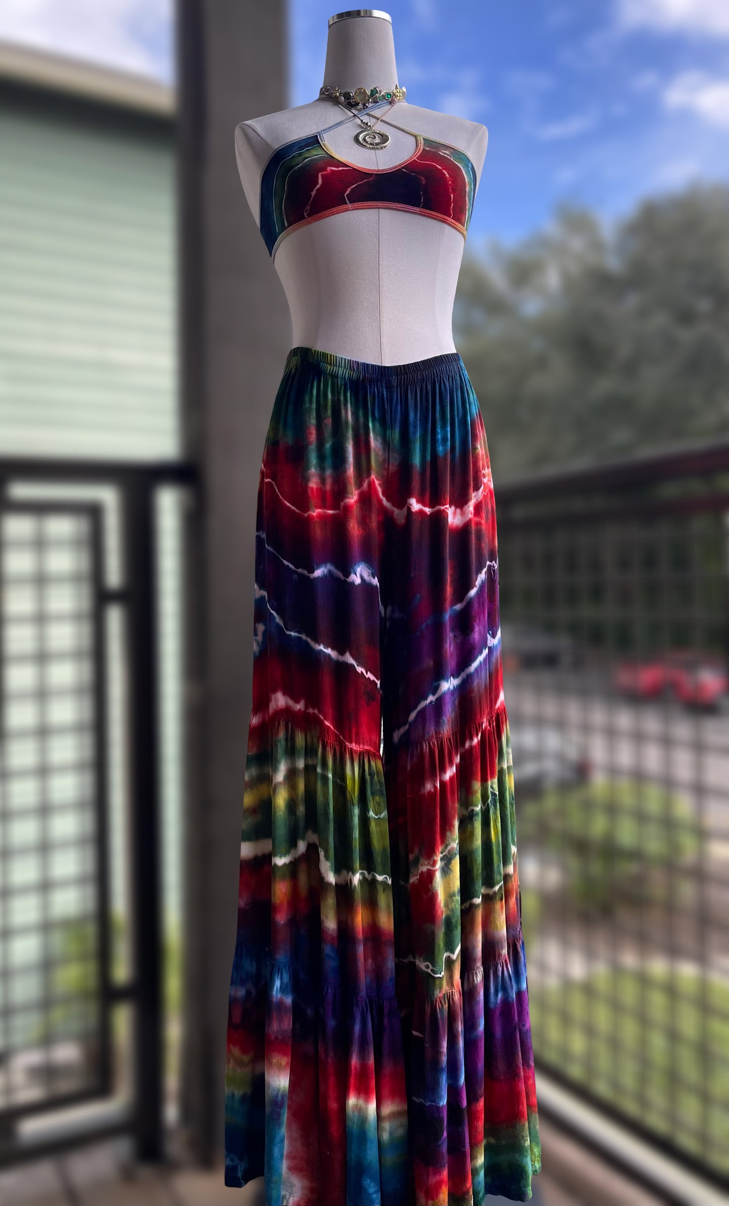 Cosmic Palazzo Top (ᴍᴀᴅᴇ ᴛᴏ ᴏʀᴅᴇʀ)