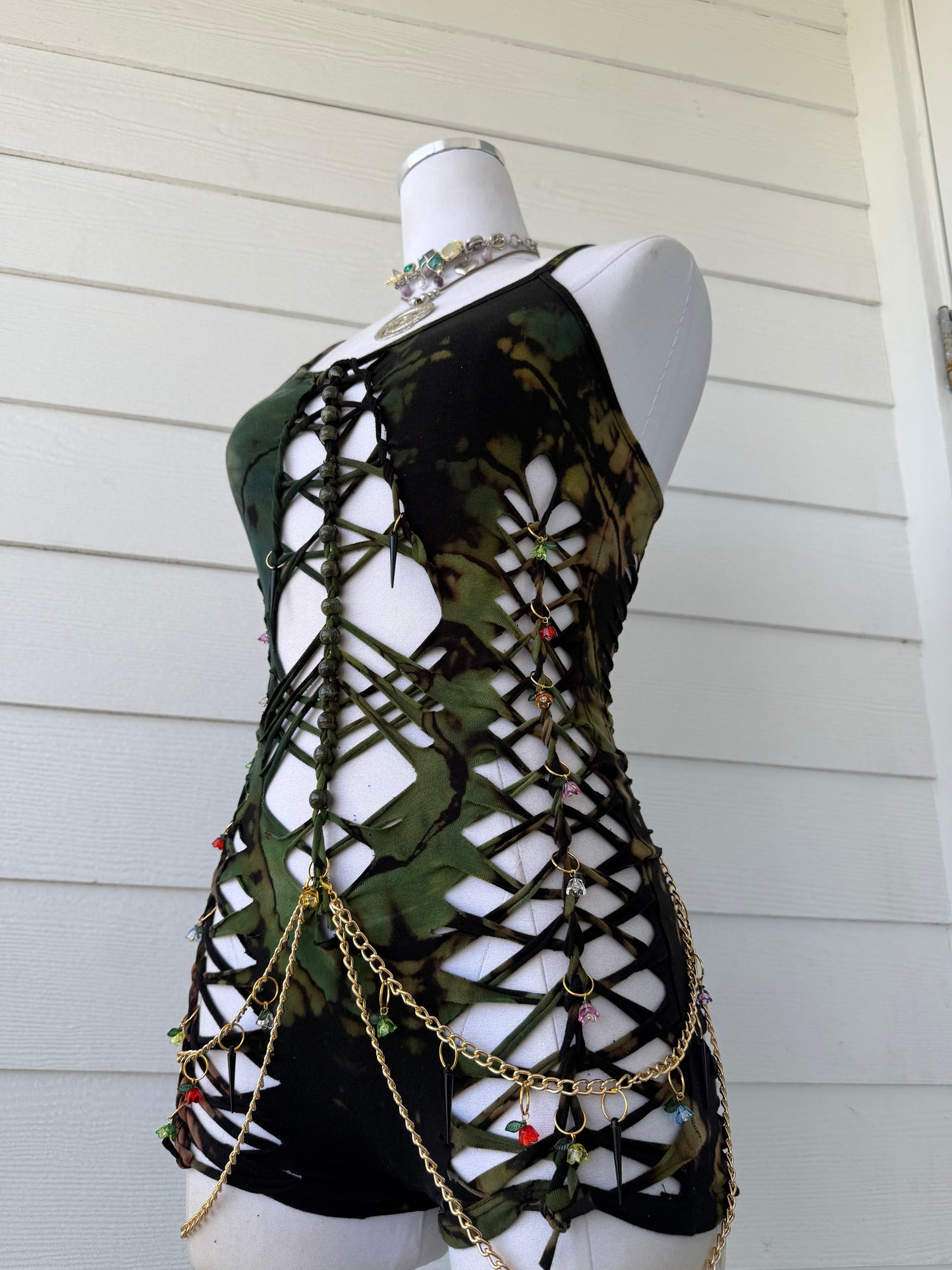 SIZE M Forbidden Garden Romper (SHIPS TODAY)