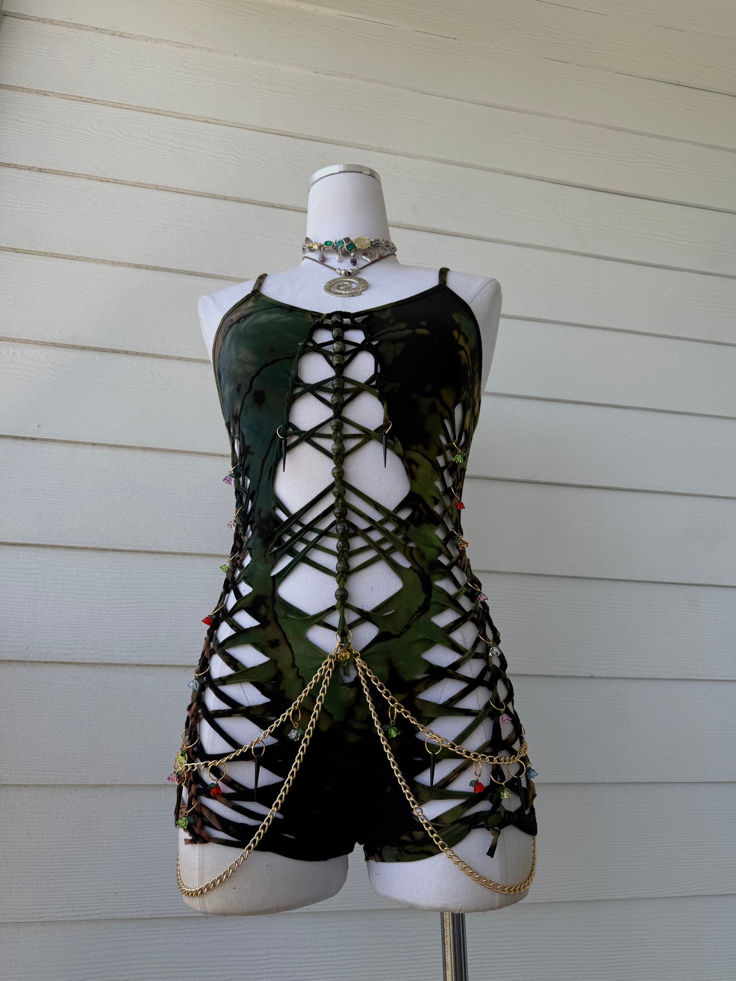 SIZE M Forbidden Garden Romper (SHIPS TODAY)