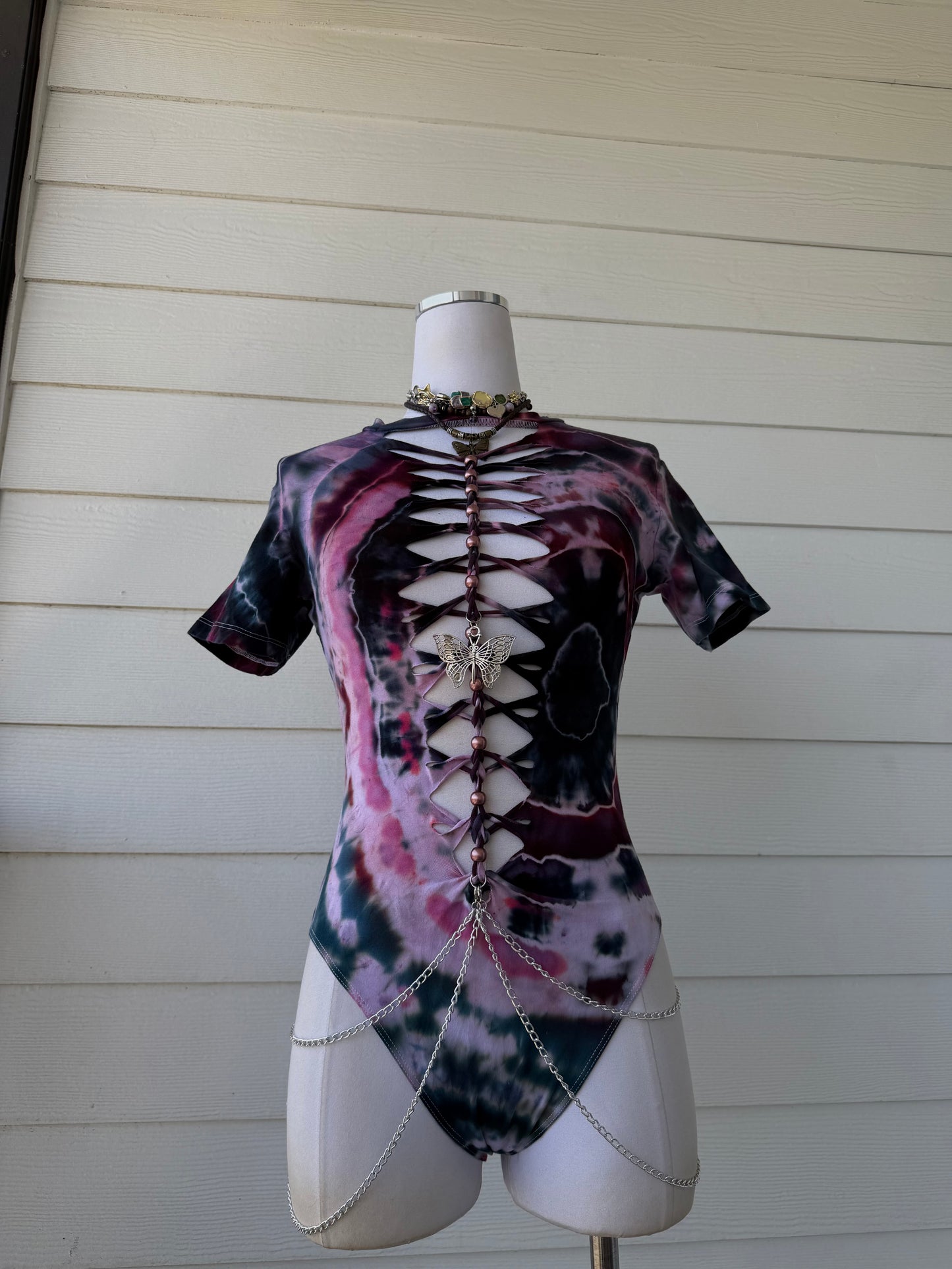 SIZE L Butterfly Bodysuit (SHIPS TODAY)