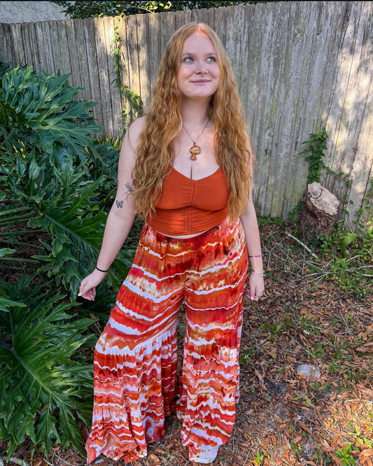Terracotta Dream Palazzo Pants (ᴍᴀᴅᴇ ᴛᴏ ᴏʀᴅᴇʀ)