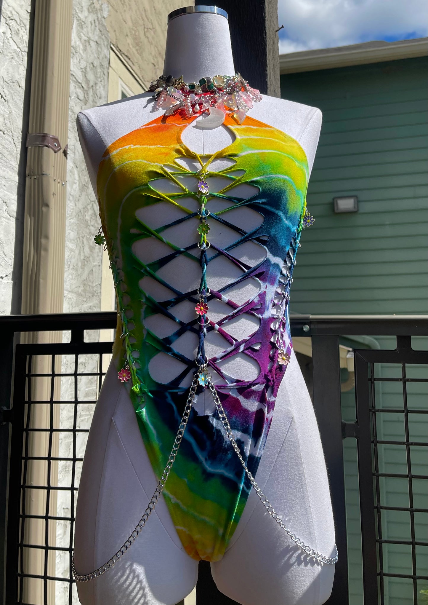 Rainbow Siren Bodysuit (ᴍᴀᴅᴇ ᴛᴏ ᴏʀᴅᴇʀ)