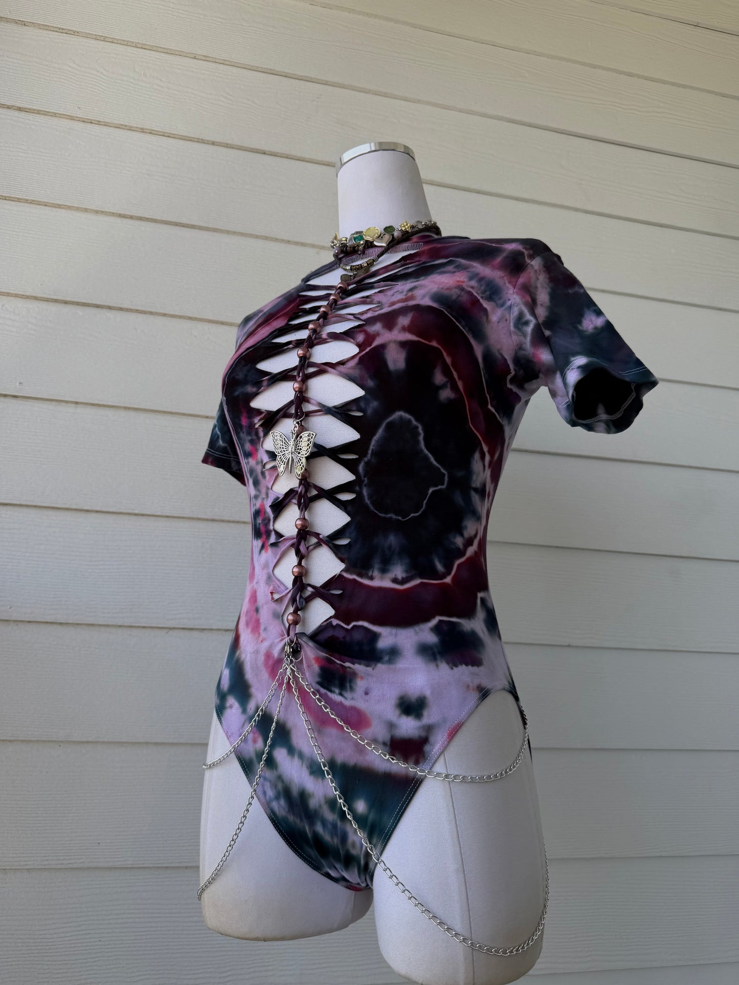 SIZE L Butterfly Bodysuit (SHIPS TODAY)