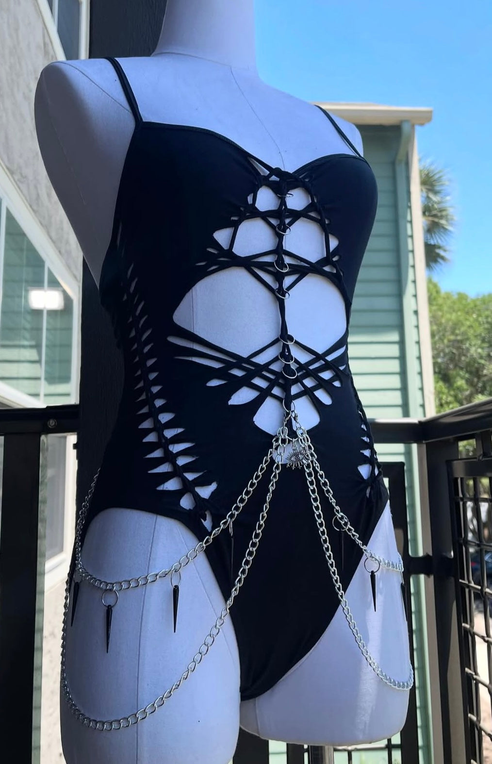 Midnight Ganja Bodysuit (ᴍᴀᴅᴇ ᴛᴏ ᴏʀᴅᴇʀ)