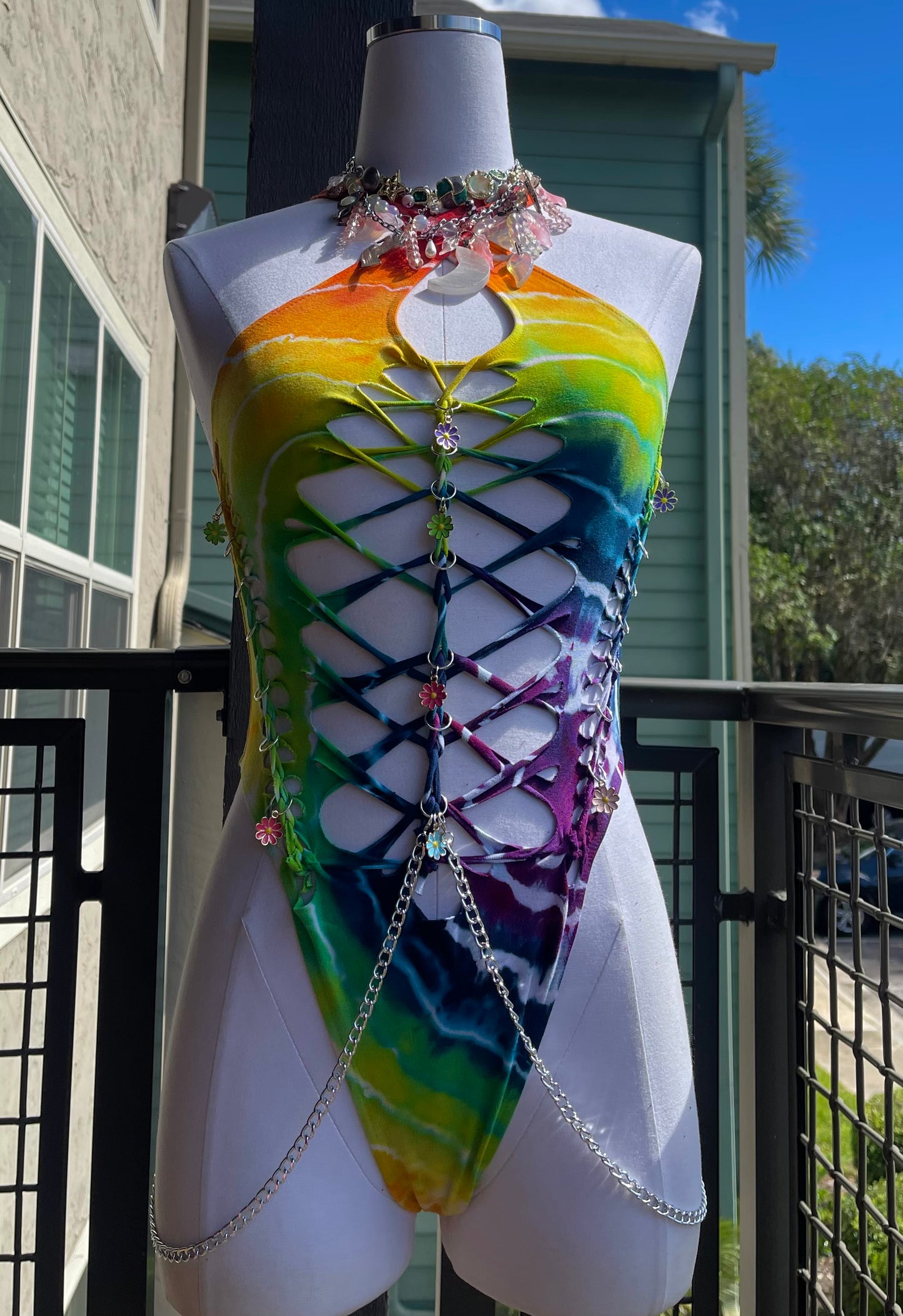 Rainbow Siren Bodysuit (ᴍᴀᴅᴇ ᴛᴏ ᴏʀᴅᴇʀ)