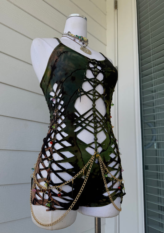 SIZE M Forbidden Garden Romper (SHIPS TODAY)