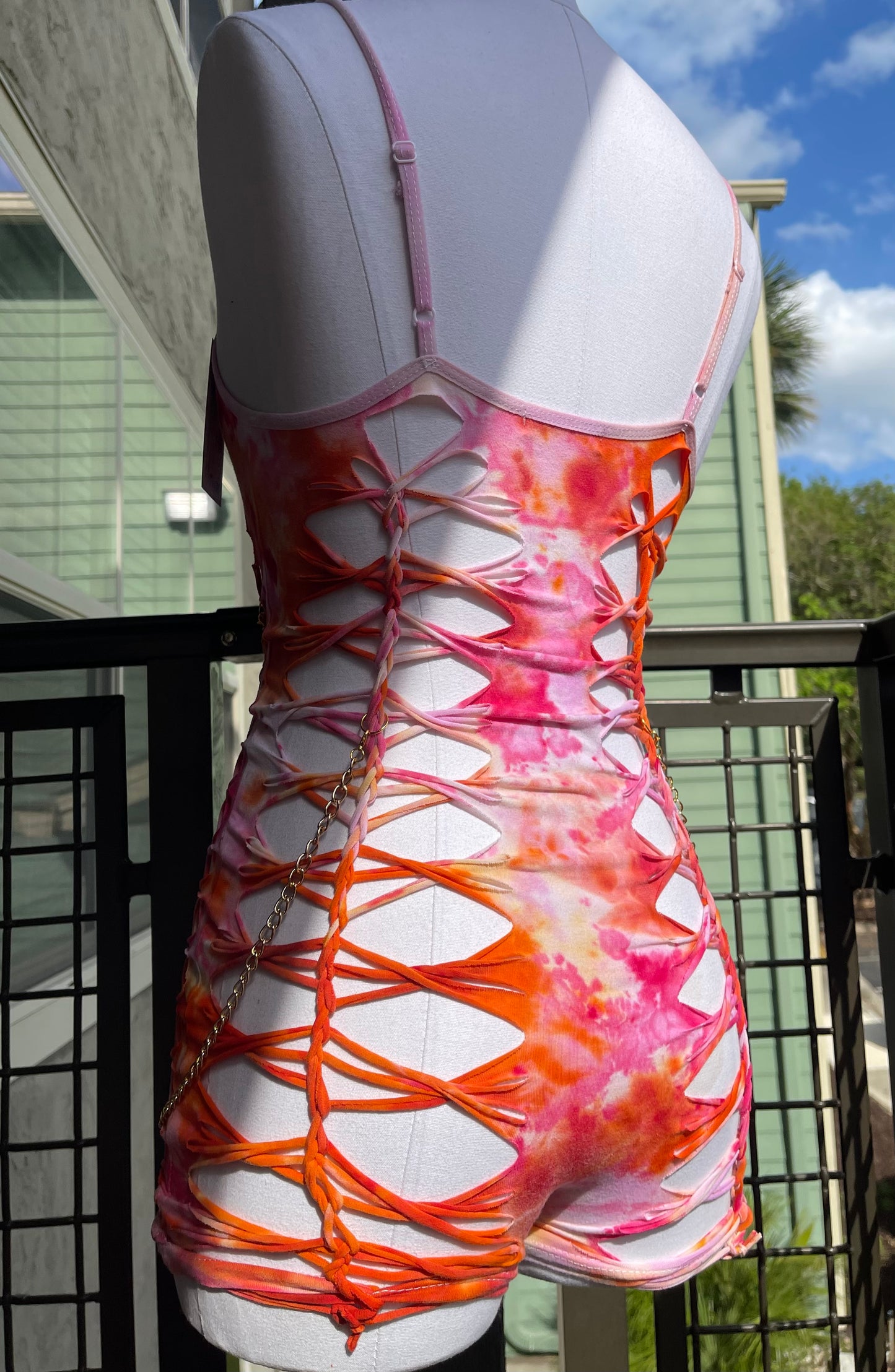 Sirens Treasure Tie Dye Romper (ᴍᴀᴅᴇ ᴛᴏ ᴏʀᴅᴇʀ)