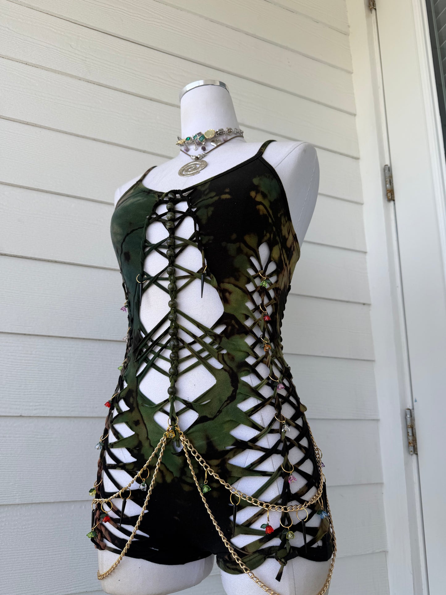 SIZE M Forbidden Garden Romper (SHIPS TODAY)