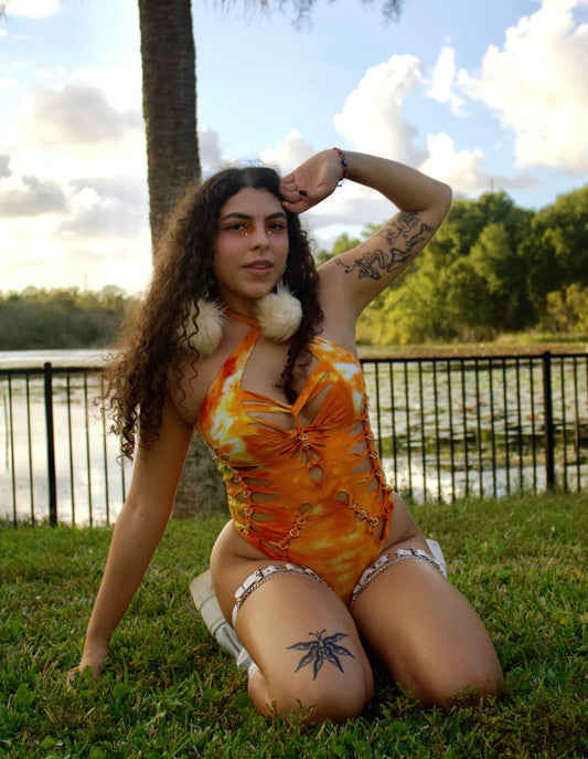 Corals Kiss Tie Dye Bodysuit