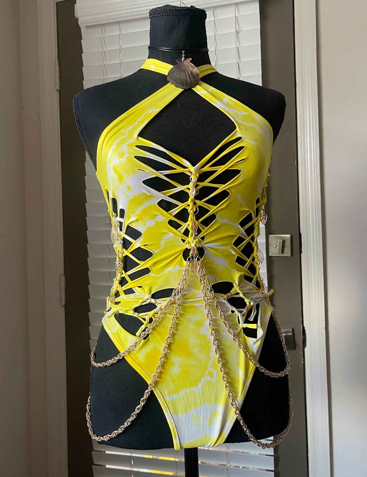 Marina Geode Tie Dye Bodysuit (ᴍᴀᴅᴇ ᴛᴏ ᴏʀᴅᴇʀ)