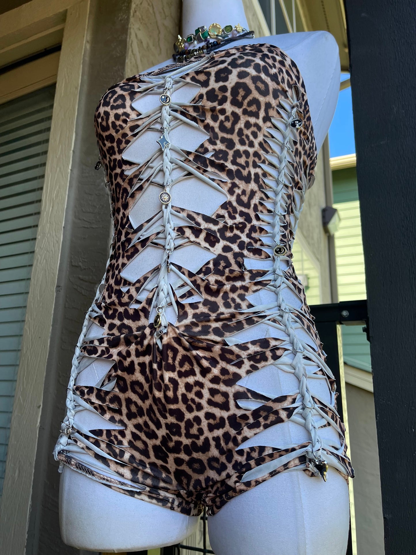 Wild Cheetah Tube Romper