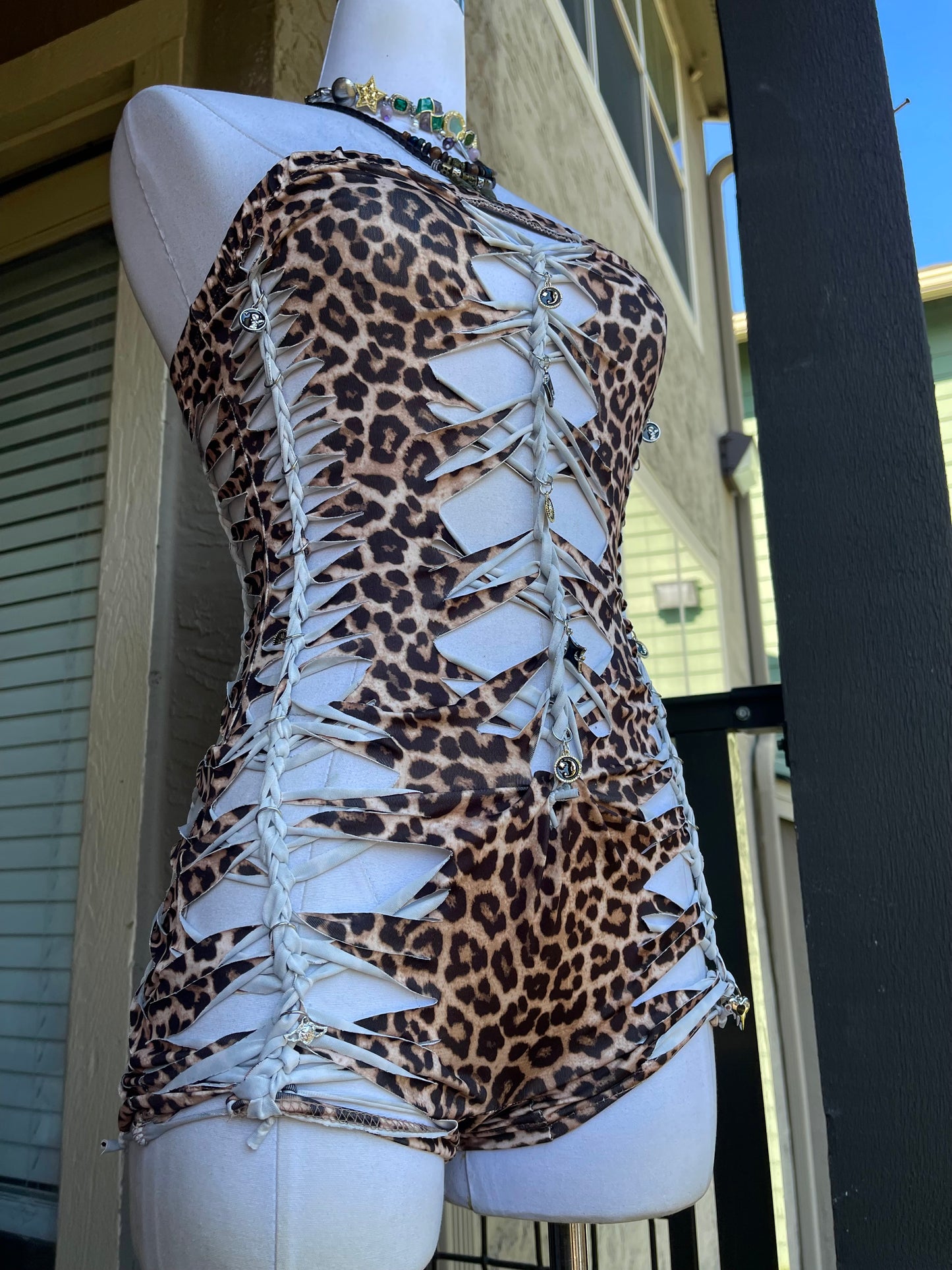 Wild Cheetah Tube Romper