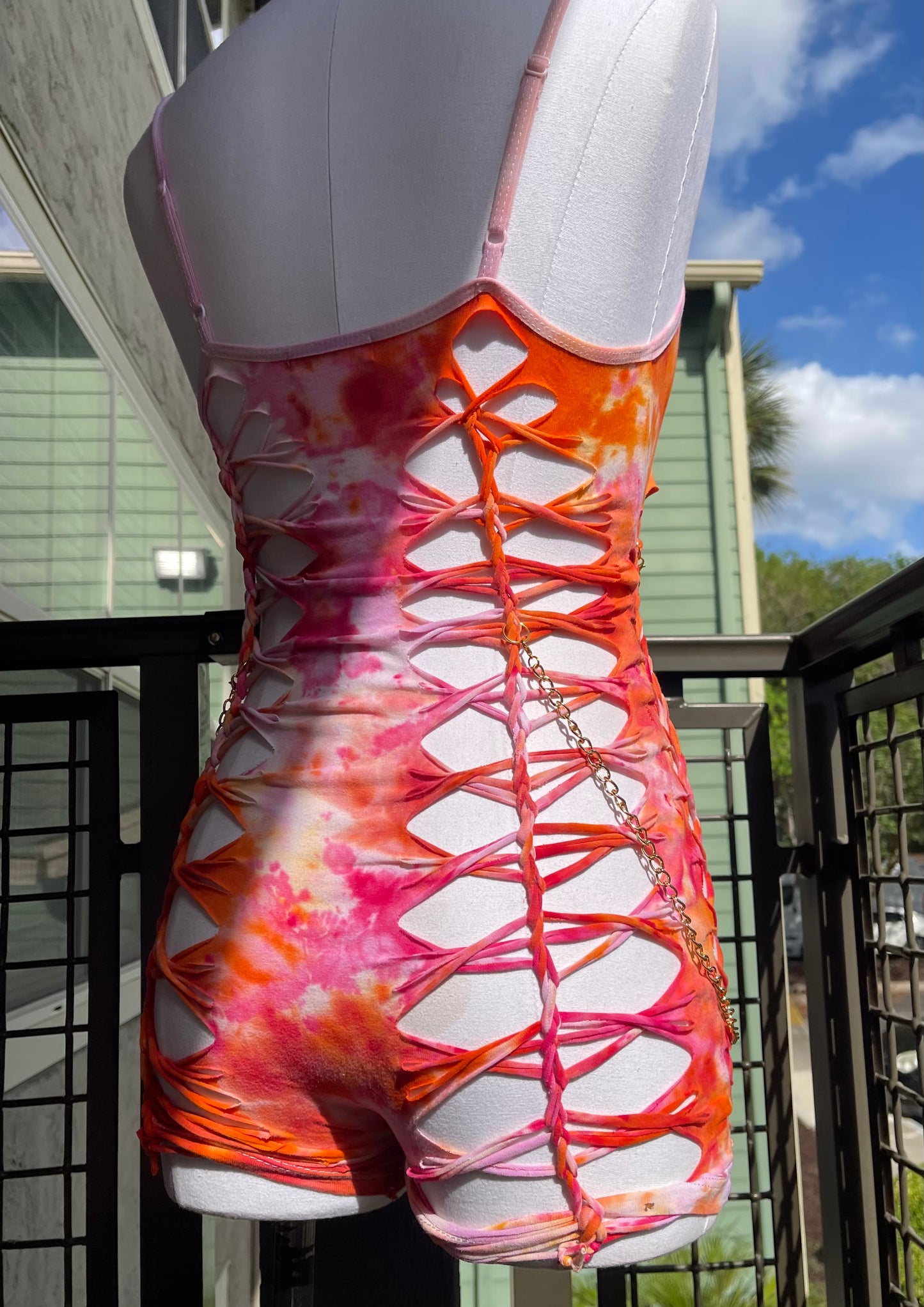 Sirens Treasure Tie Dye Romper (ᴍᴀᴅᴇ ᴛᴏ ᴏʀᴅᴇʀ)