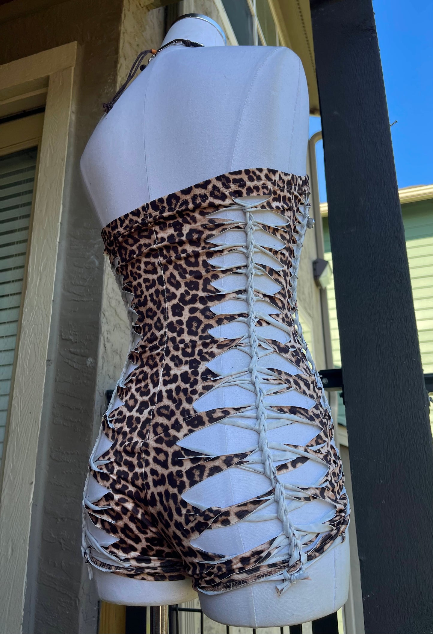Wild Cheetah Tube Romper