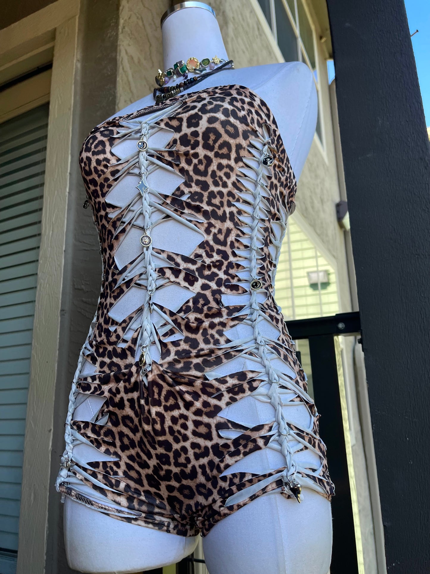 Wild Cheetah Tube Romper