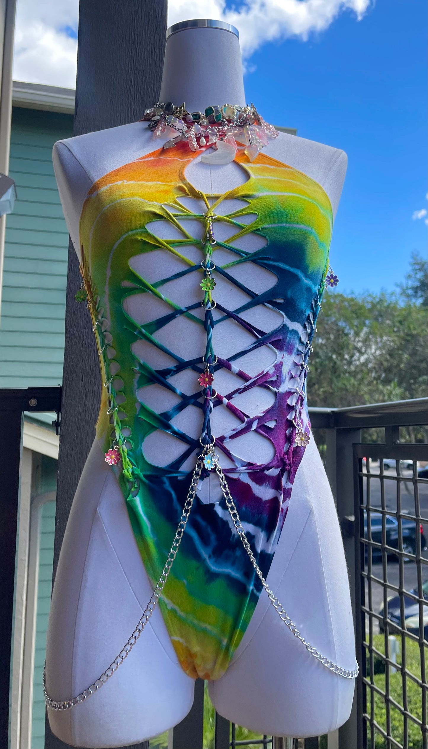 Rainbow Siren Bodysuit (ᴍᴀᴅᴇ ᴛᴏ ᴏʀᴅᴇʀ)