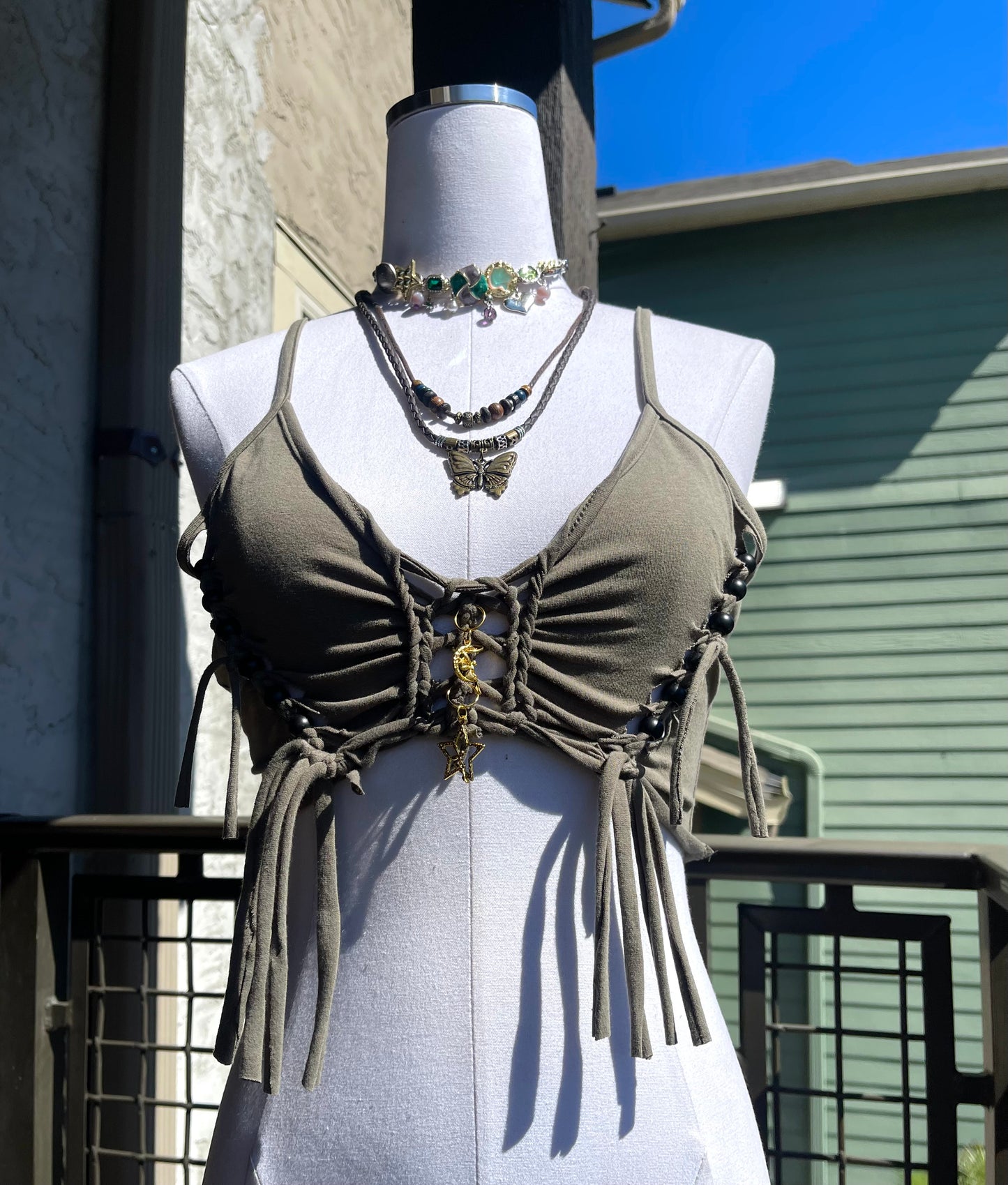 Ocean Moss String Top (ᴍᴀᴅᴇ ᴛᴏ ᴏʀᴅᴇʀ)