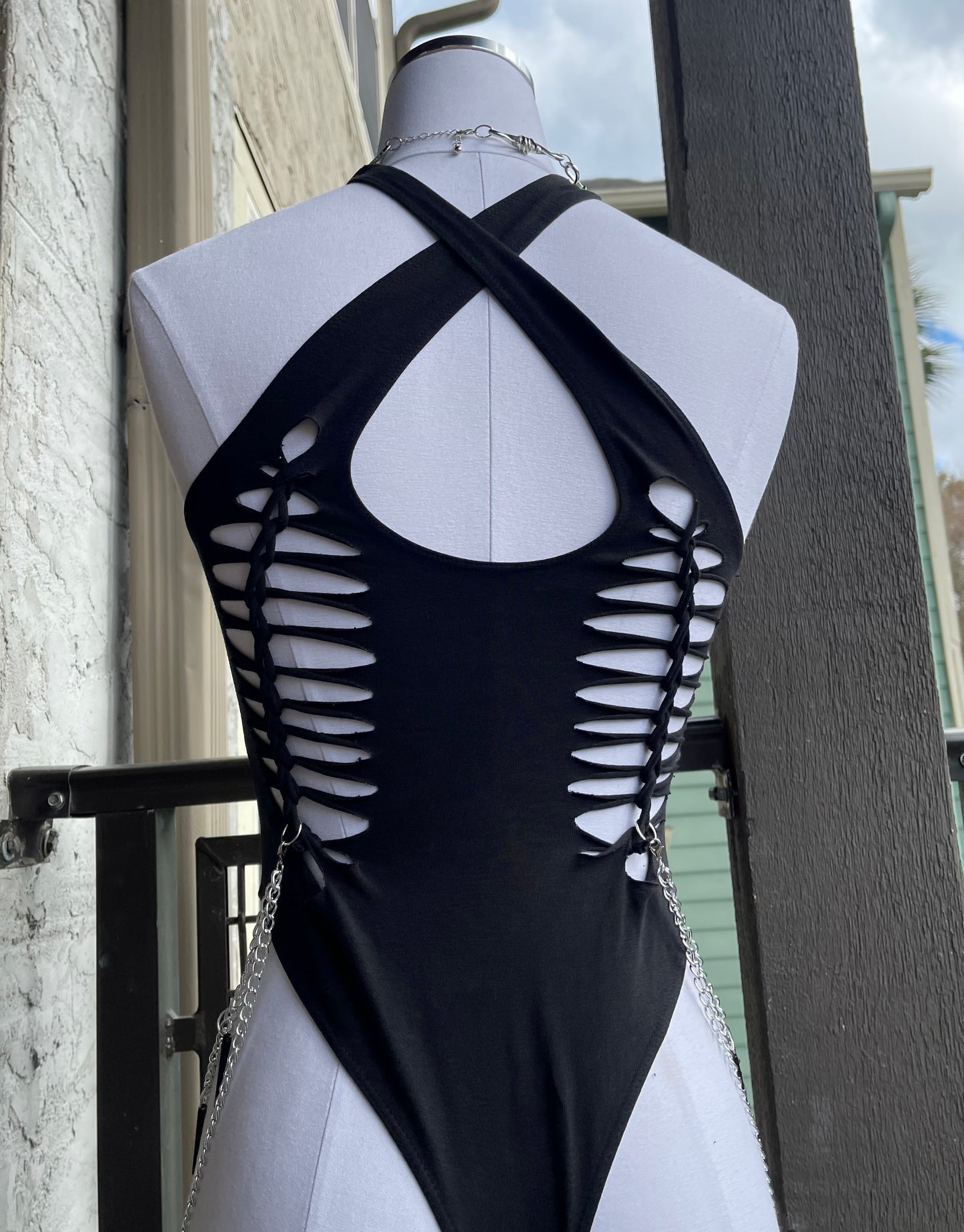 READY TO SHIP SIZE LARGE Midnight Ganja Bodysuit