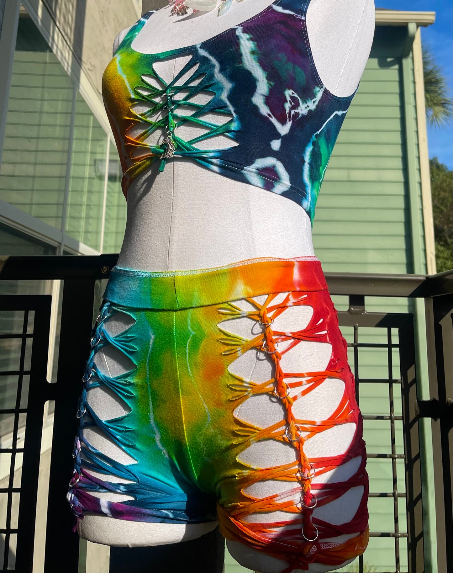 Rainbow Biker shorts (ᴍᴀᴅᴇ ᴛᴏ ᴏʀᴅᴇʀ)