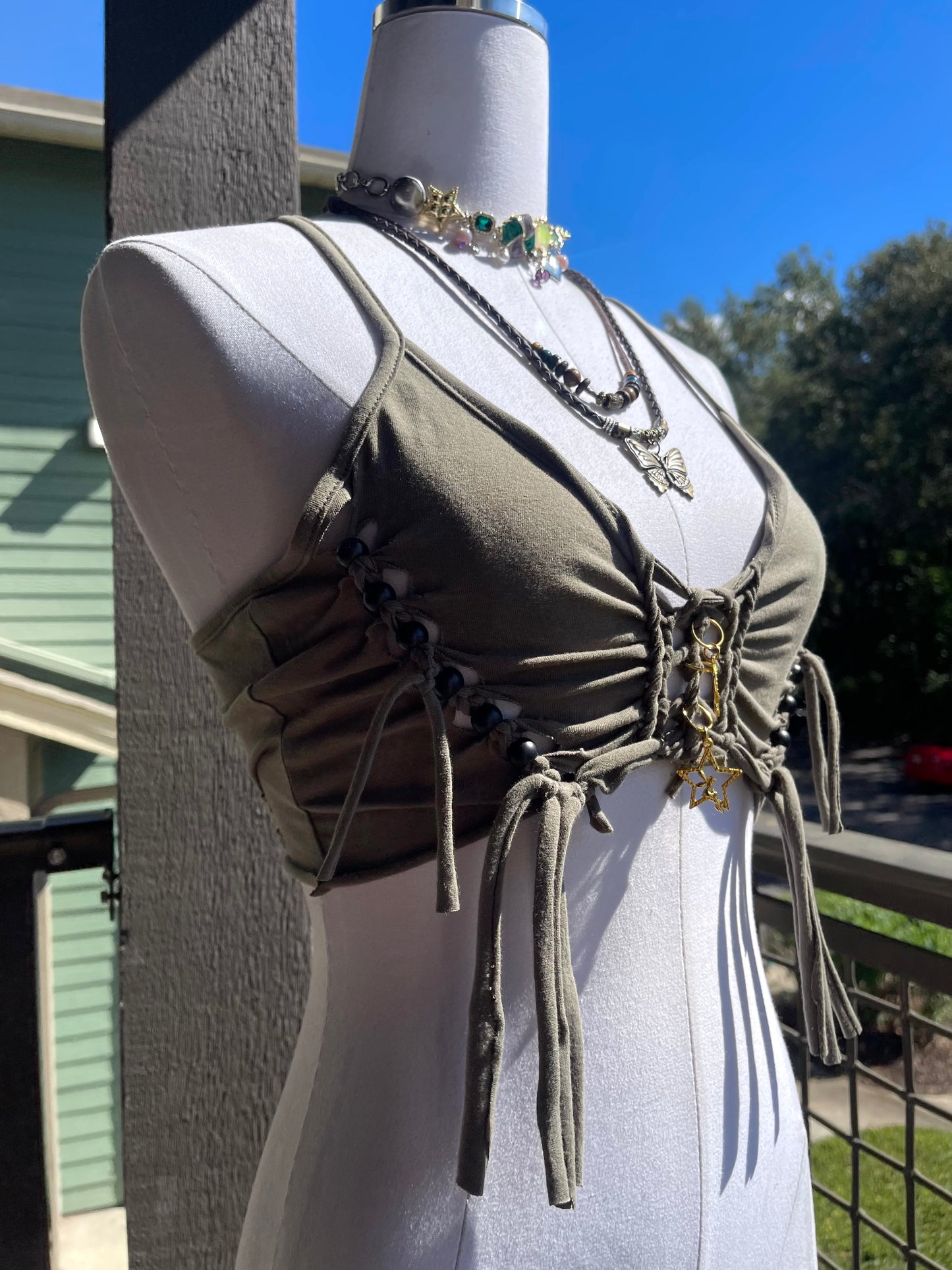 Ocean Moss String Top (ᴍᴀᴅᴇ ᴛᴏ ᴏʀᴅᴇʀ)