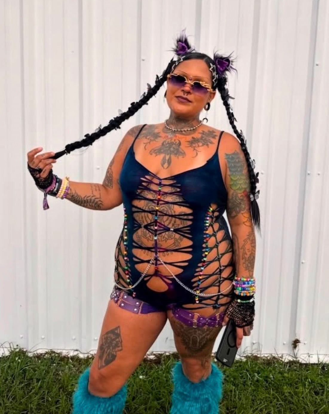 Kandi Mermaid Romper (ᴍᴀᴅᴇ ᴛᴏ ᴏʀᴅᴇʀ)