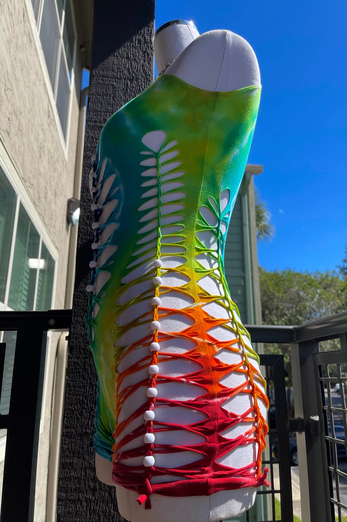 Rainbow Tie Dye Romper (ᴍᴀᴅᴇ ᴛᴏ ᴏʀᴅᴇʀ)