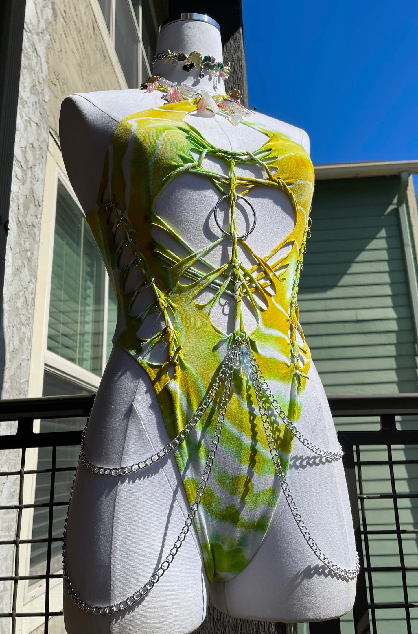 Neon Siren Bodysuit ( Ships Same Day)