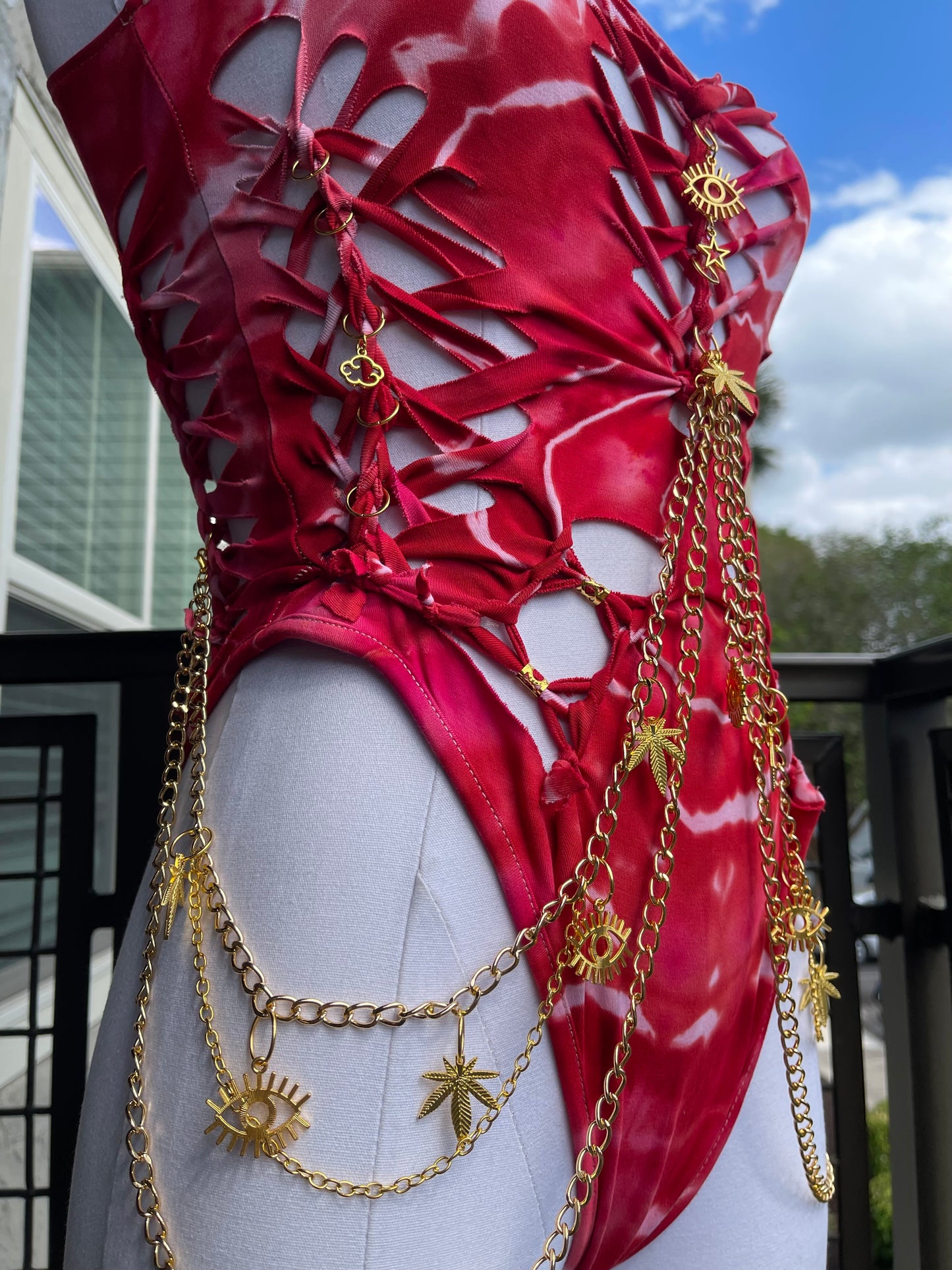 Sativa Fire Bodysuit (ᴍᴀᴅᴇ ᴛᴏ ᴏʀᴅᴇʀ)