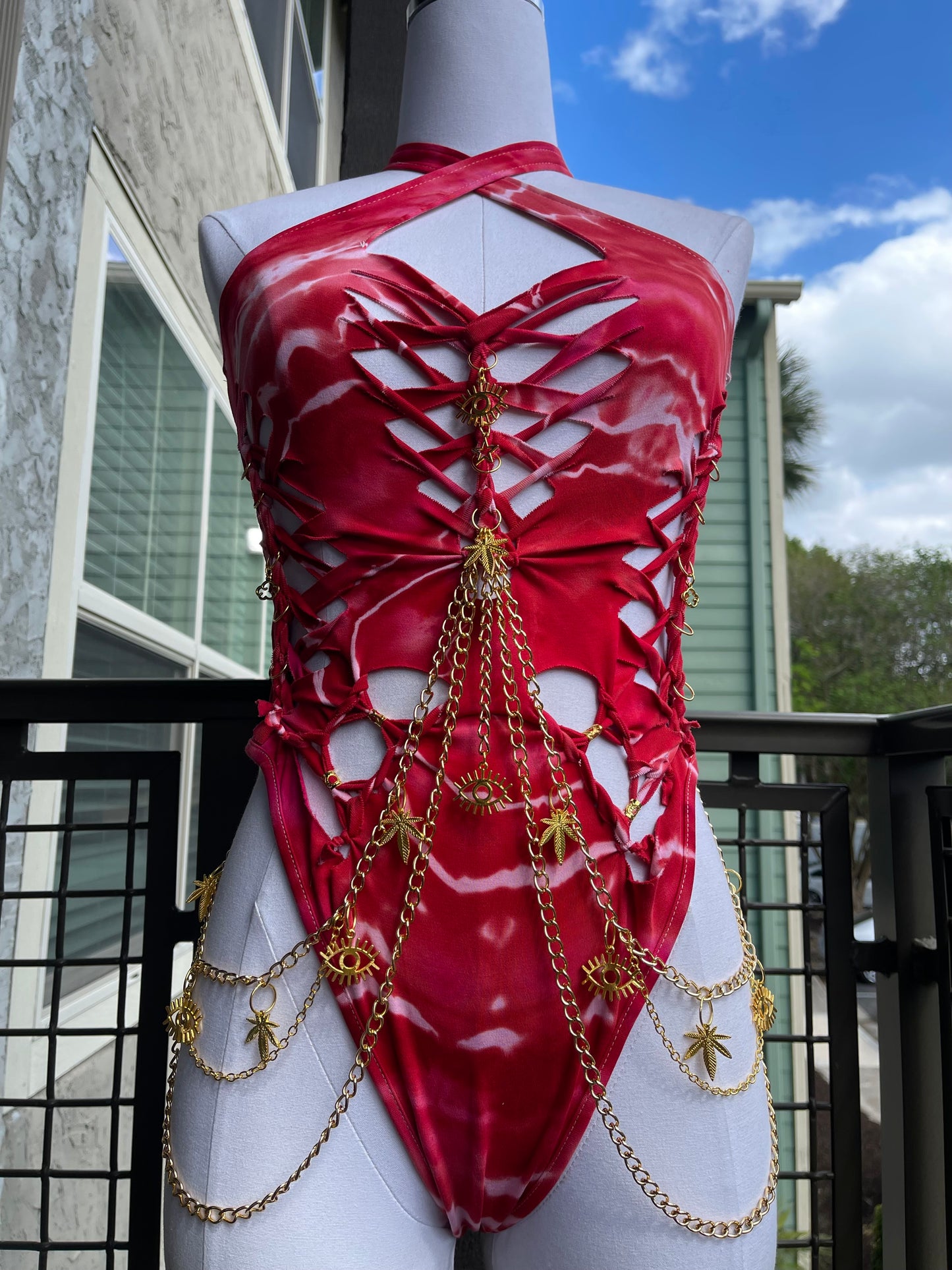 Sativa Fire Bodysuit (ᴍᴀᴅᴇ ᴛᴏ ᴏʀᴅᴇʀ)