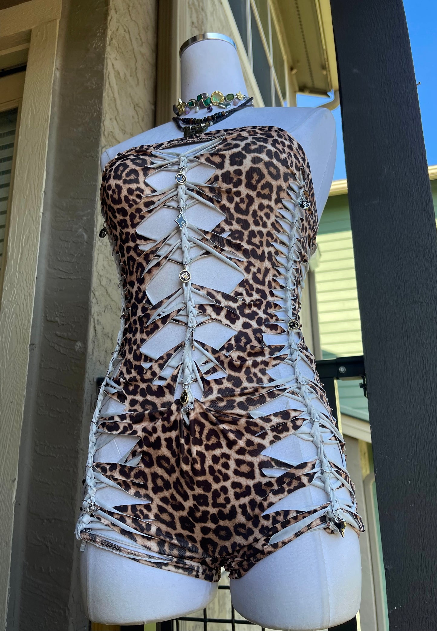 Wild Cheetah Tube Romper