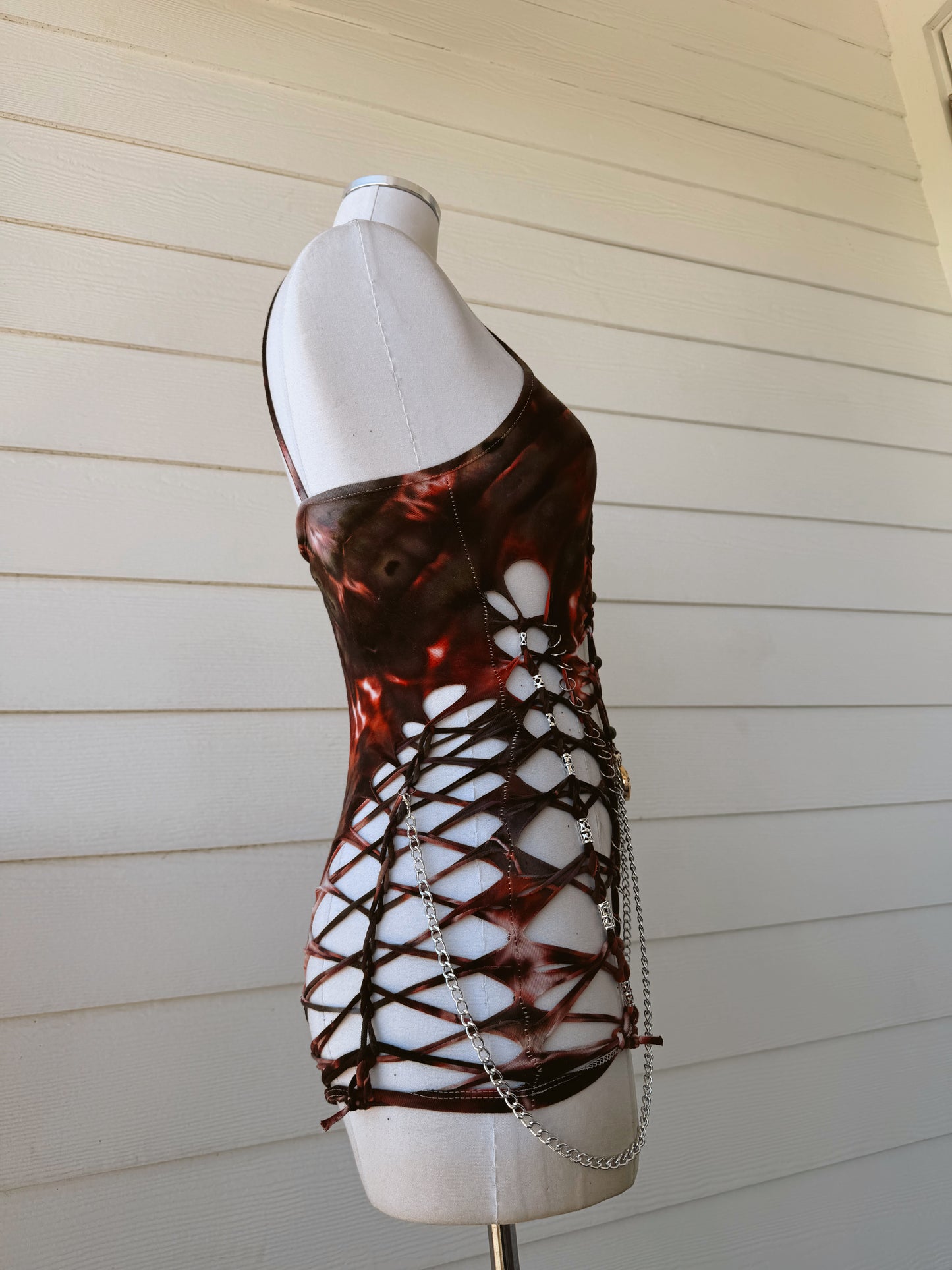 Ancient Inferno Romper (Ready To Ship) read description