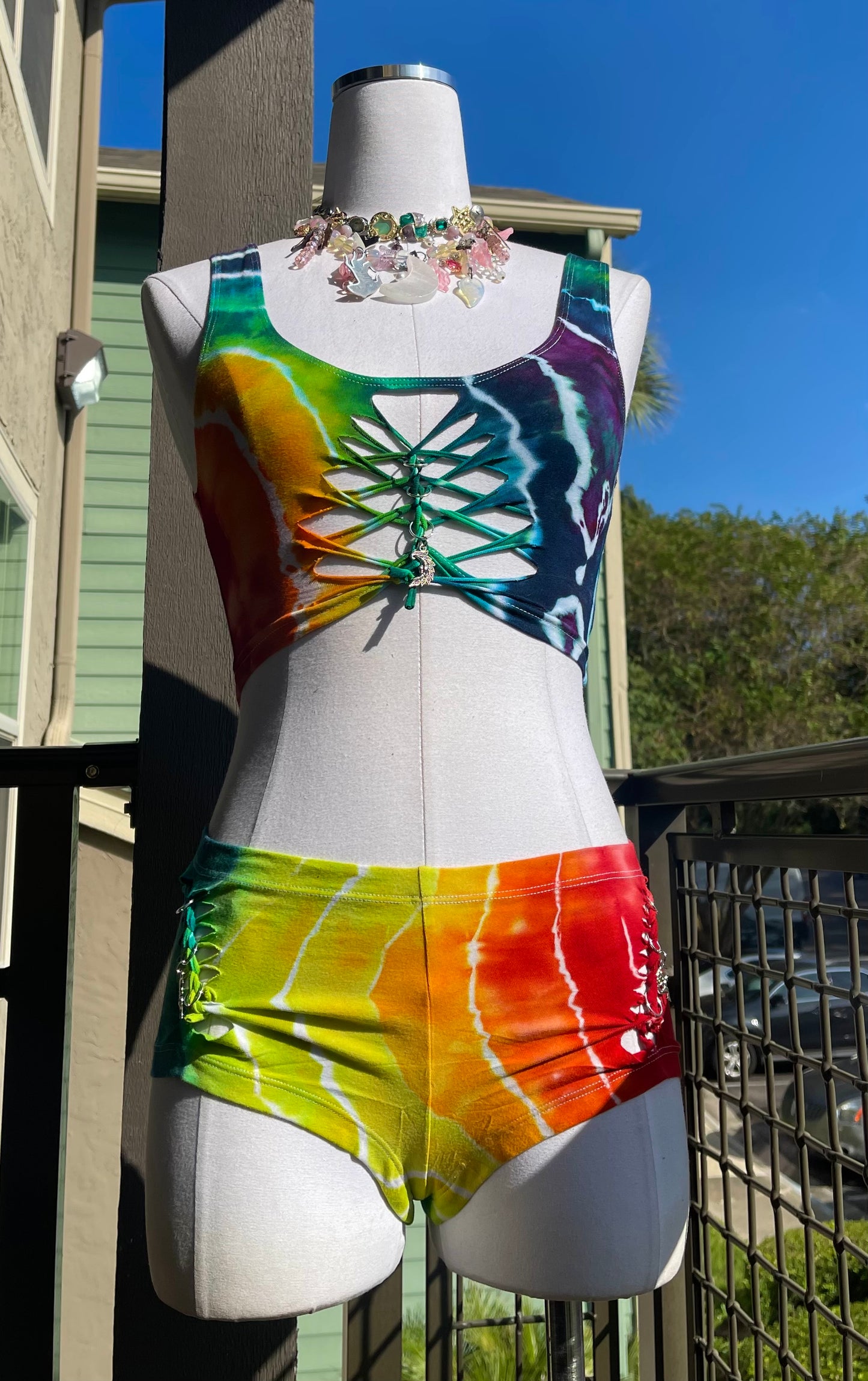 SIZE L Rainbow Boy shorts ( Ships Same Day)